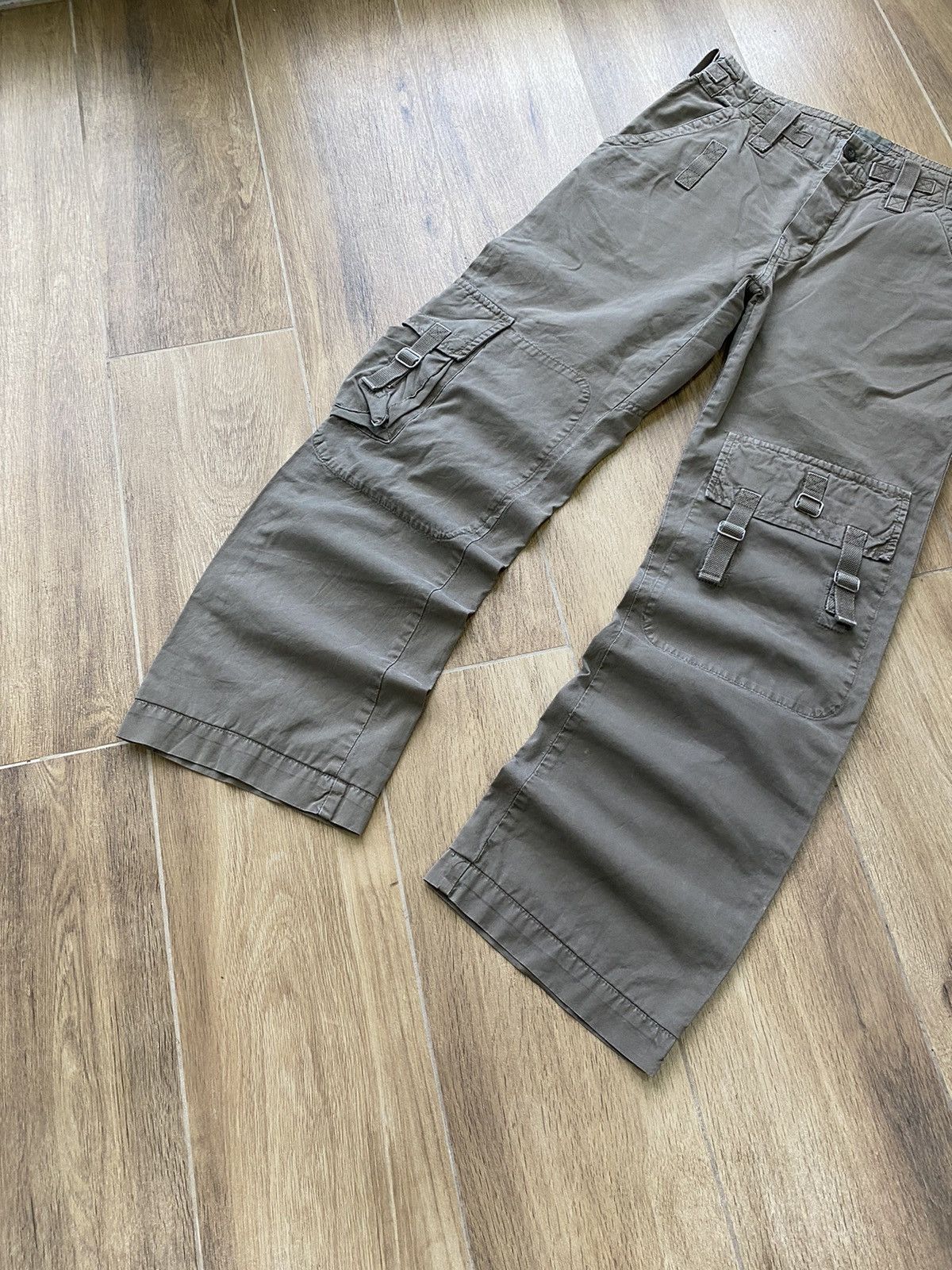Vintage Vintage Cargo Pants Baggy Wide Avant Garde Japanese Flared Size US 32 / EU 48 - 2 Thumbnail