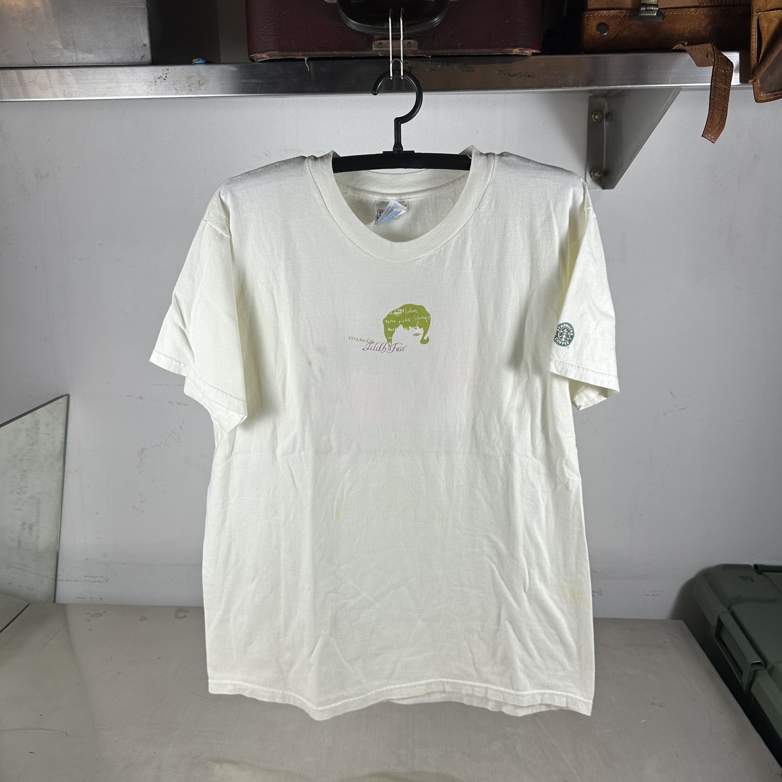 Vintage ​Vintage 1998 Starbucks Lilith Fair Music Festival T-shirt Size US L / EU 52-54 / 3 - 1 Thumbnail