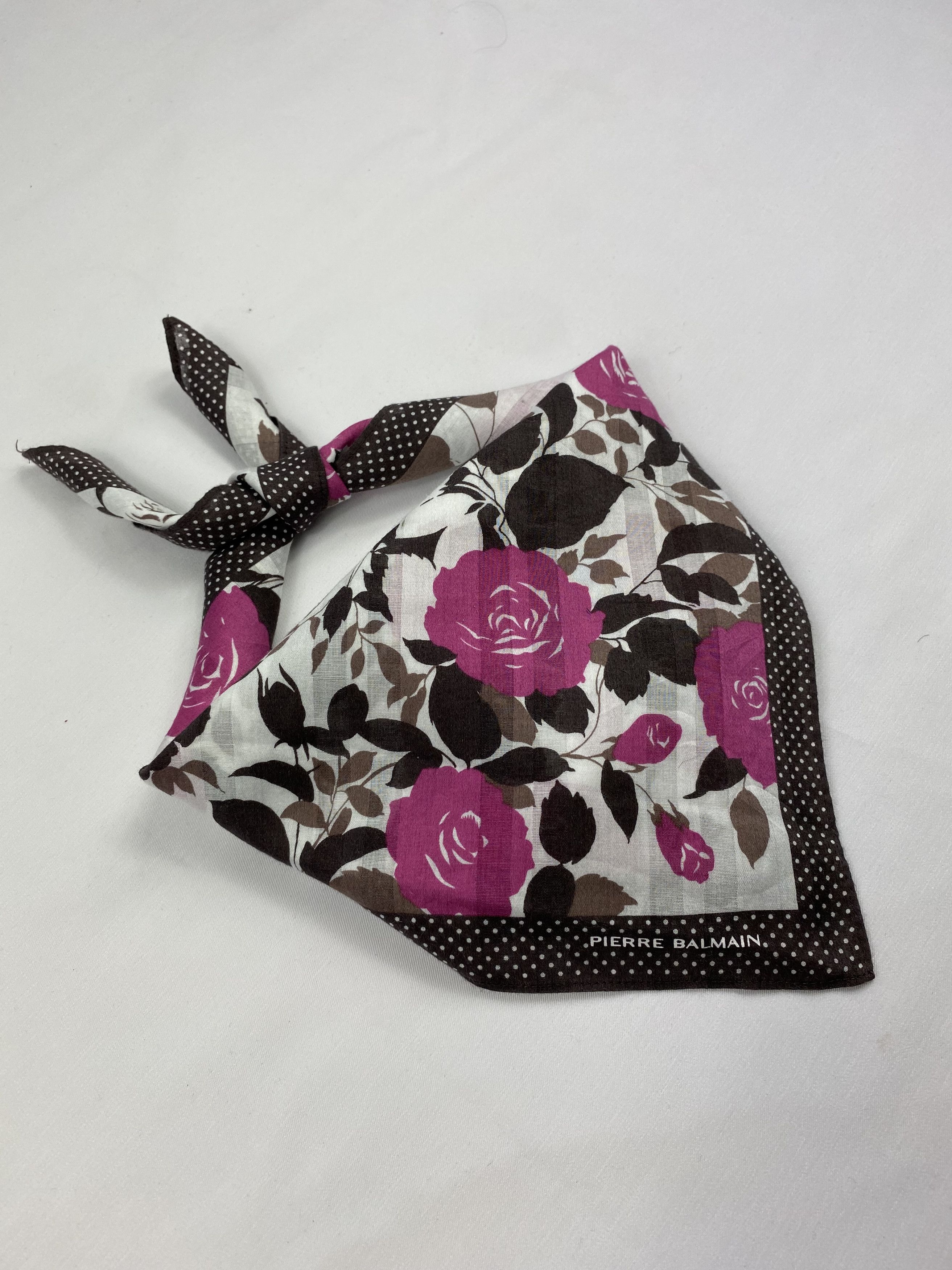 Pierre Balmain × Vintage Pierre Balmain Handkerchief / Bandana / Neckerchief Size ONE SIZE - 2 Thumbnail