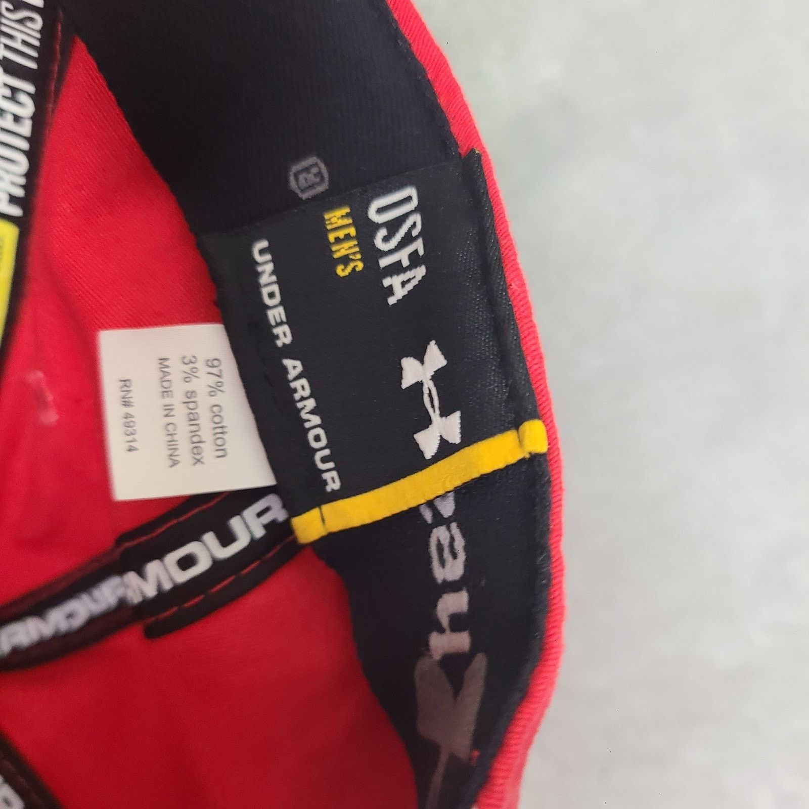 Under Armour Utah Utes Under Armour Red Hat, Adjustable Heat Gear Size ONE SIZE - 3 Thumbnail