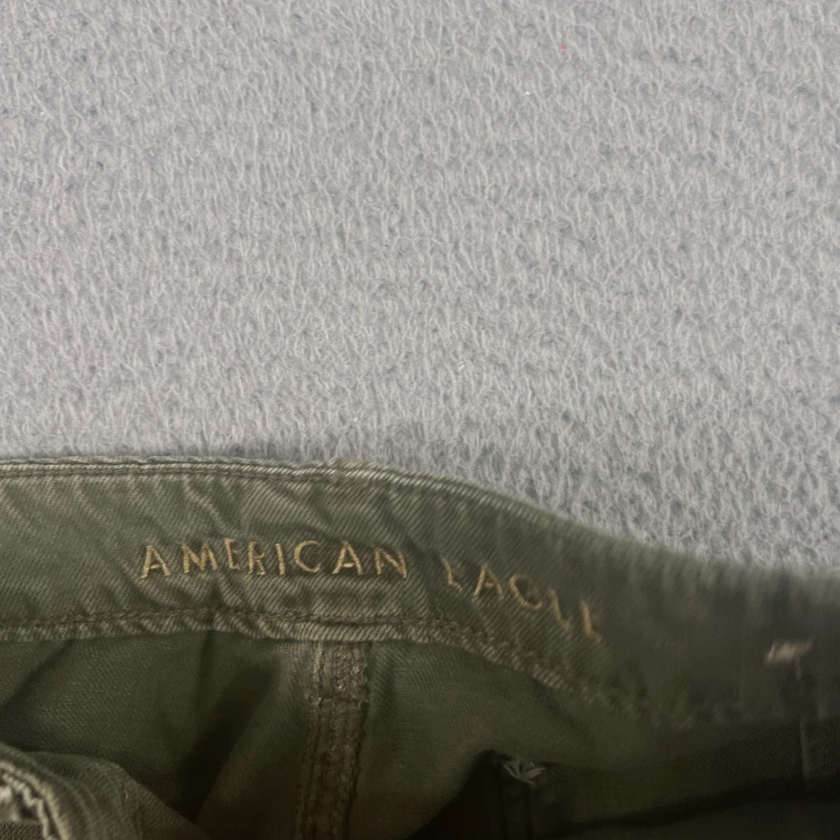 American Eagle Outfitters American Eagle Womens Utility Pants 2 Workwear Military Green Crop Size 26" / US 2 / IT 38 - 7 Thumbnail