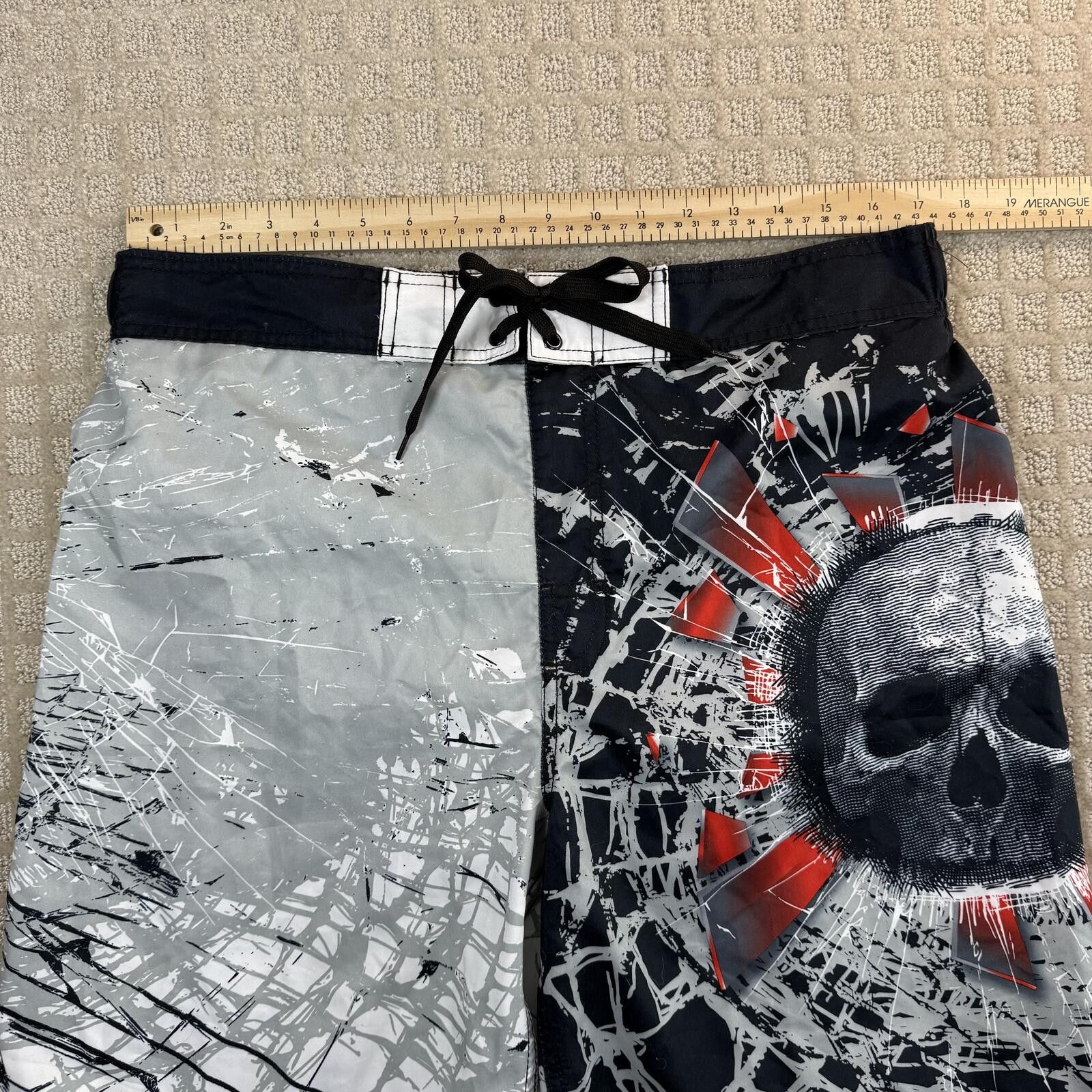 Other MMA Elite Skull Board Shorts Y2K Fight Swim 34 Large Size US 34 / EU 50 - 4 Thumbnail
