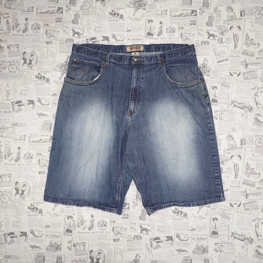 Vintage 42 - Vintage Y2K WEBS baggy new york embroider 2000s jorts Size US 42 / EU 58 - 1 Thumbnail