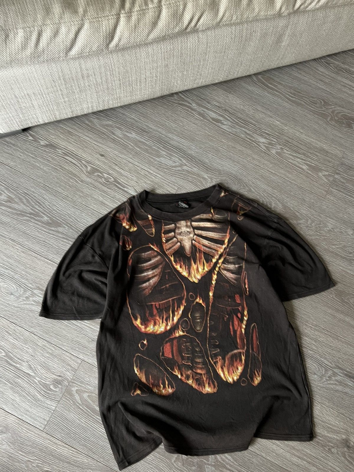 Vintage Vintage 💥 Spiral Avant Garde Tee Size US XXL / EU 58 / 5 - 7 Thumbnail