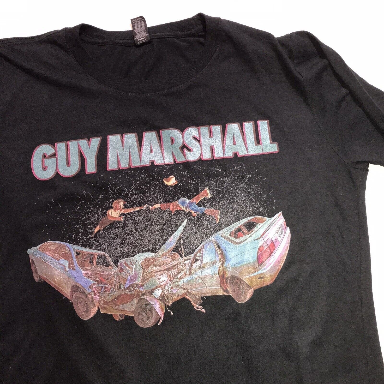 Anvil Anvil T-Shirt Men's L Black Short Sleeved Guy Marshall Logo Size US L / EU 52-54 / 3 - 4 Thumbnail