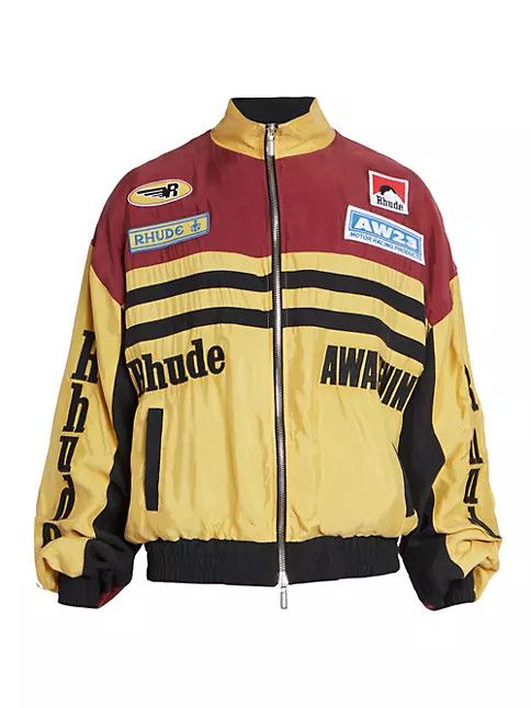 image of Rhude Os11X0124 Rally Racing Jacket In Multicolor, Men's (Size Small)