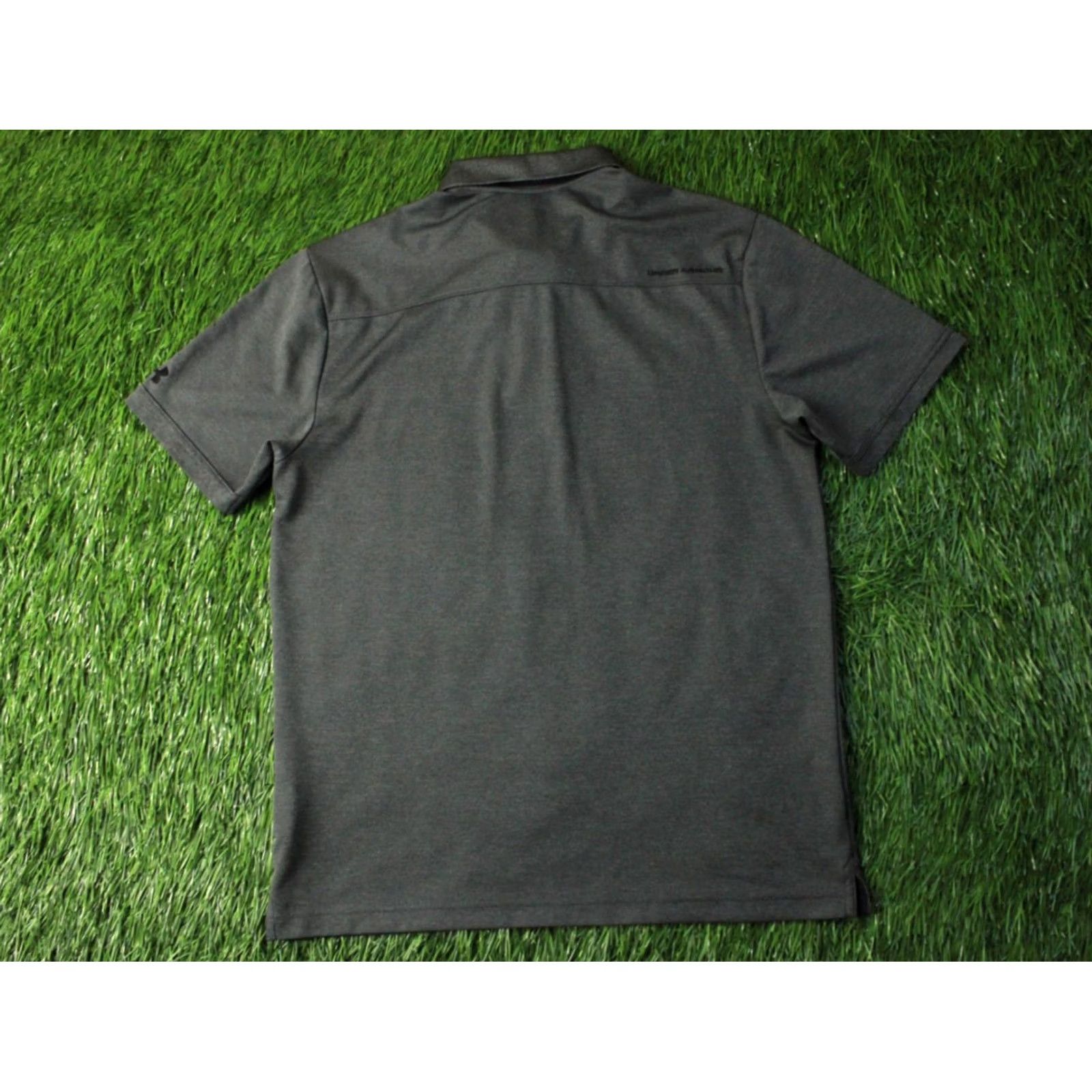 Under Armour Under Armour HeatGear Polo Shirt Men M Regular Gray 2014 Short Sleeve Polo Shirt Training Jersey Size US M / EU 48-50 / 2 - 2 Thumbnail