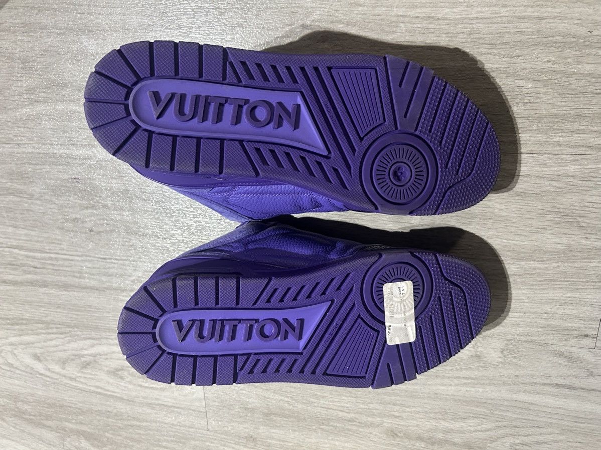 Louis Vuitton Louis vuitton skate purple suede sneaker Size US 11 / EU 44 - 5 Thumbnail