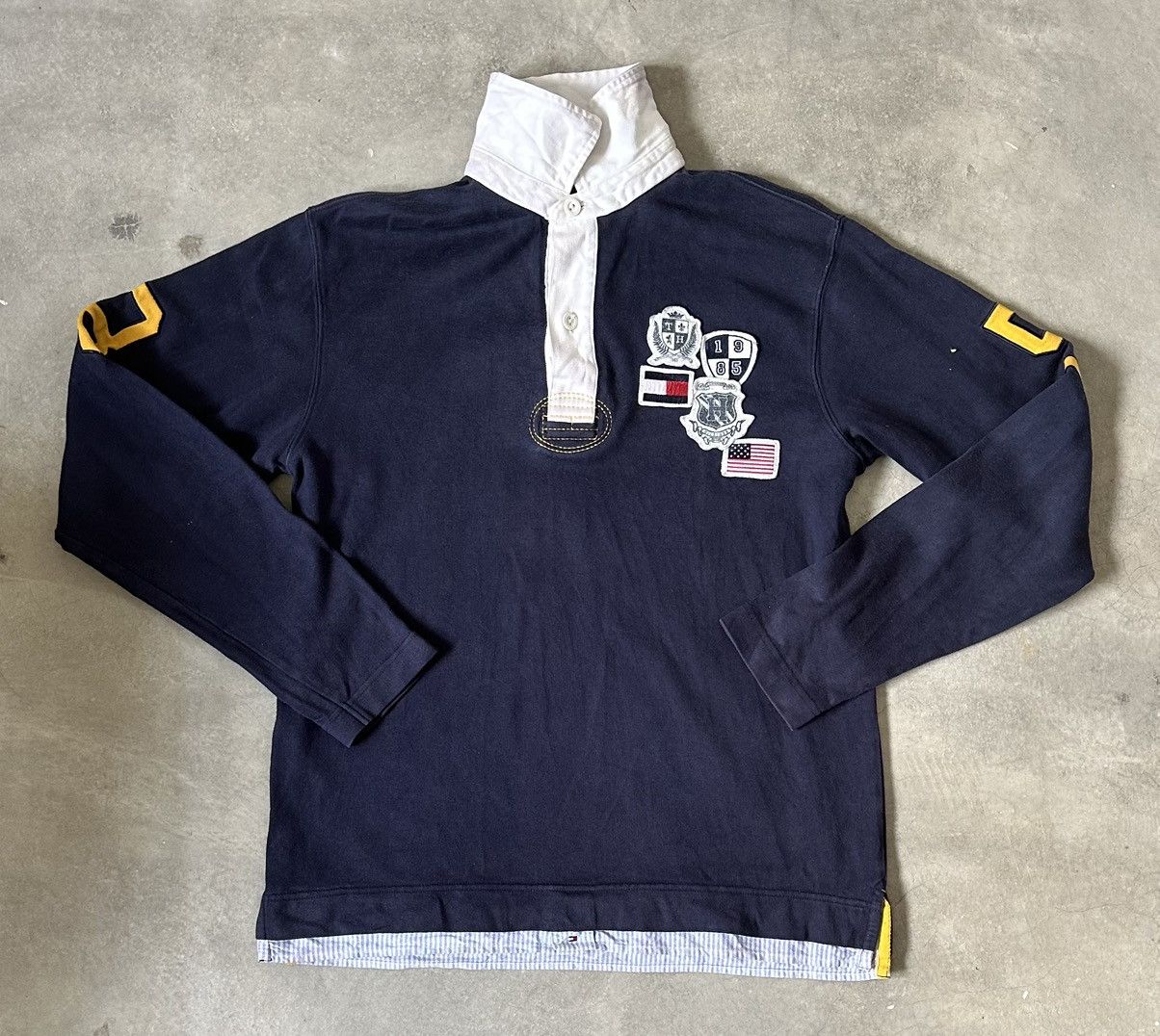 Tommy Hilfiger TOMMY HILFIGER DOUBLE LAYER RUGBY POLO TEE Size US M / EU 48-50 / 2 - 1 Thumbnail