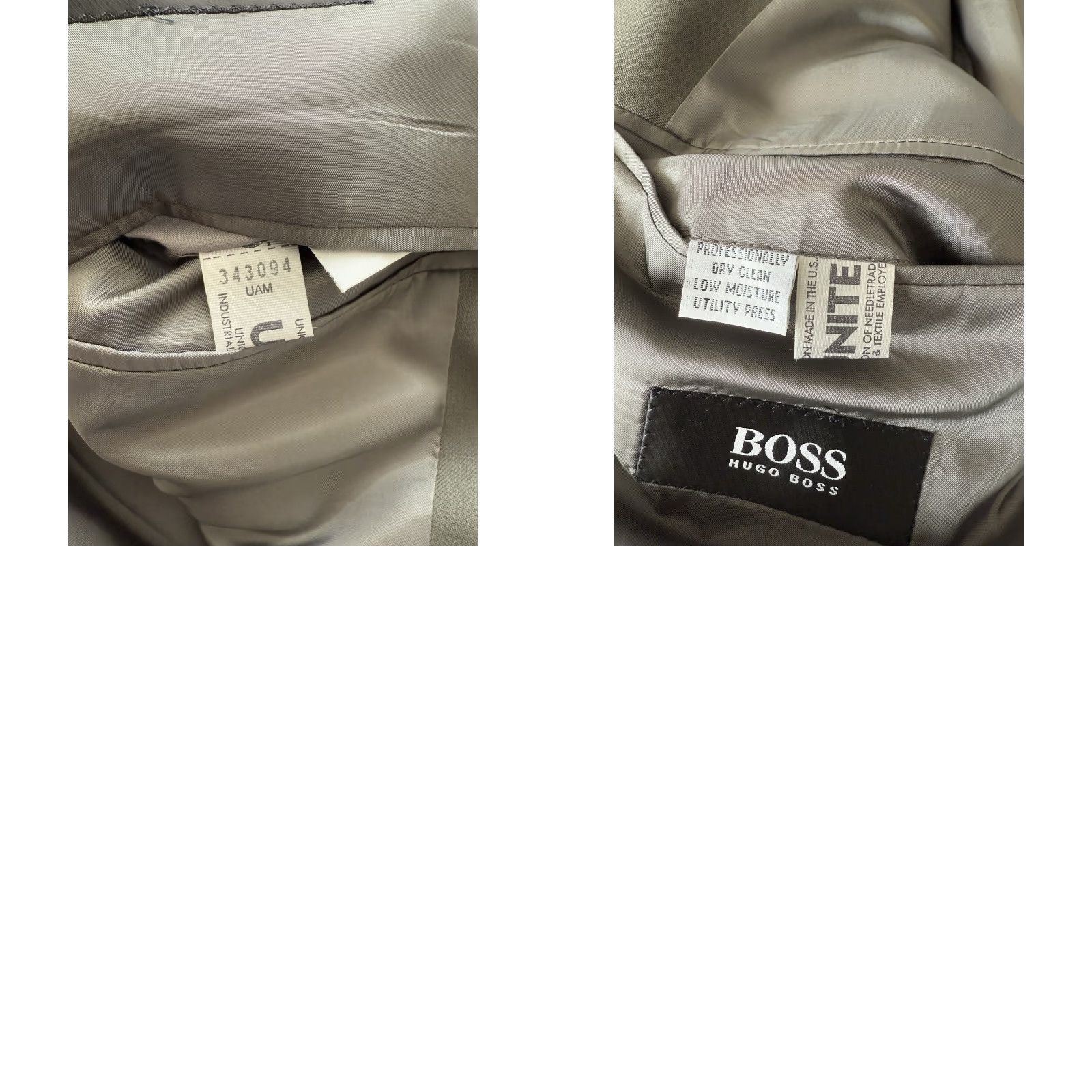 Hugo Boss VINTAGE Hugo Boss Green Einstein Blazer Mens 46L Ventless Sport Jacket Coat USA Size 46R - 9 Thumbnail