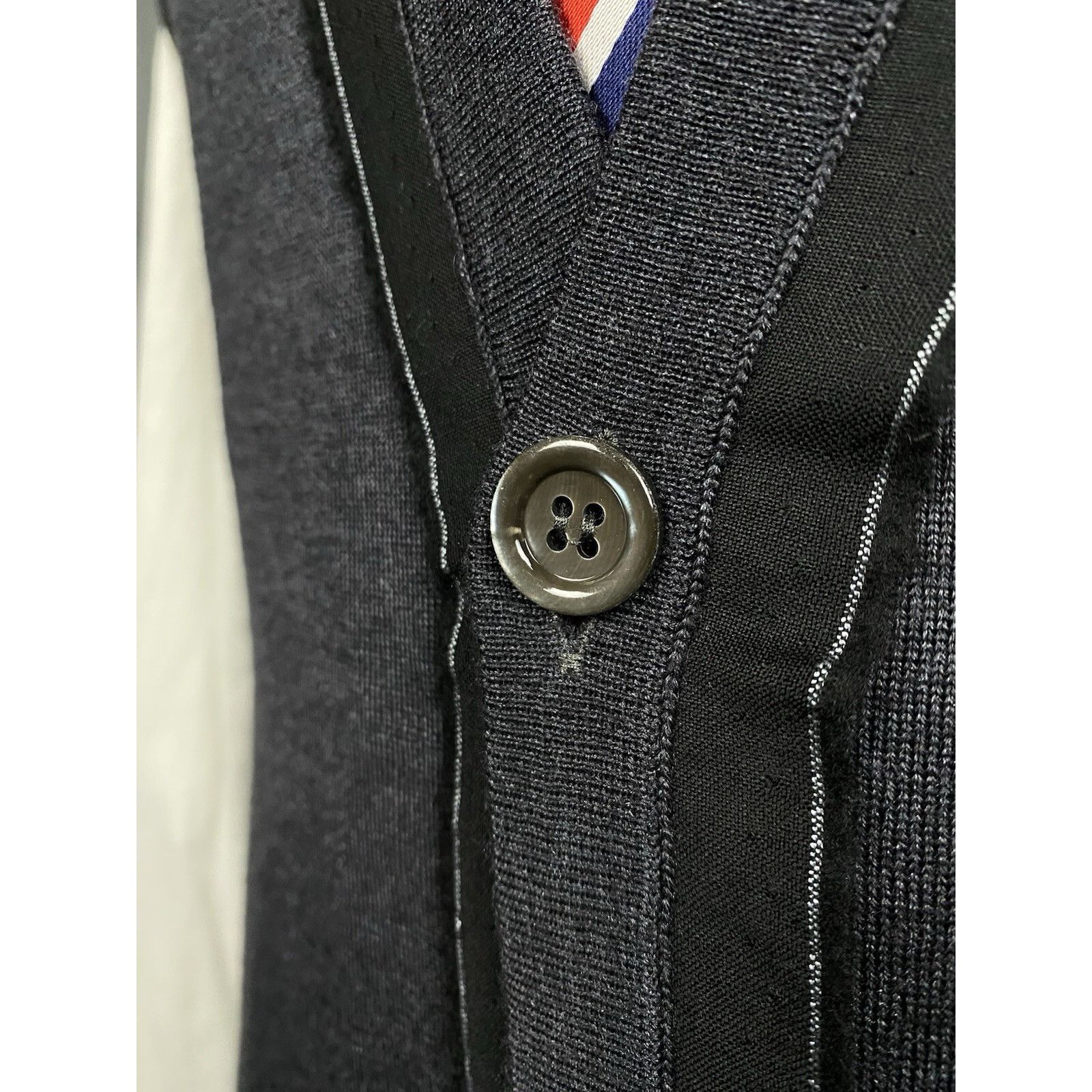 Dior Dior Homme Men's Gray Wool Silk Vest Size M Size US M / EU 48-50 / 2 - 8 Thumbnail