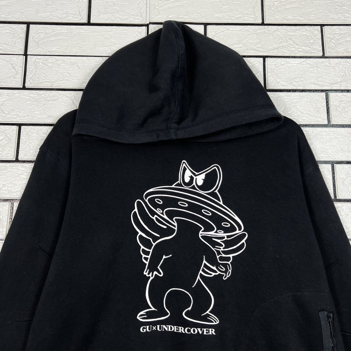 GU × Undercover GU x UNDERCOVER Big Logo Kids Pullover Hoodies #4311-C195 Size US XXS / EU 40 - 2 Thumbnail