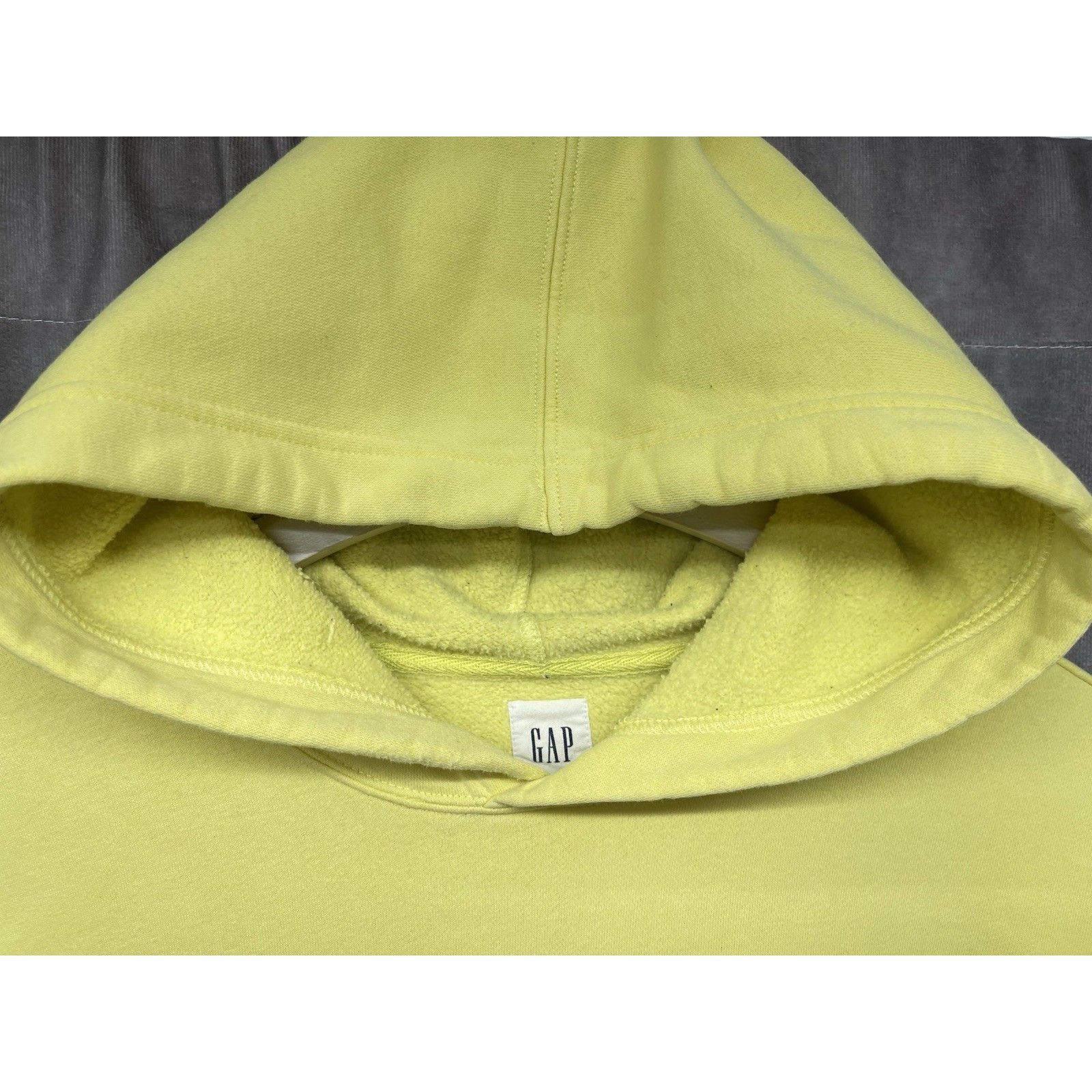 Gap VTG GAP Vintage Arch Logo Hooded Sweatshirt Mens Large Yello Size US L / EU 52-54 / 3 - 2 Thumbnail