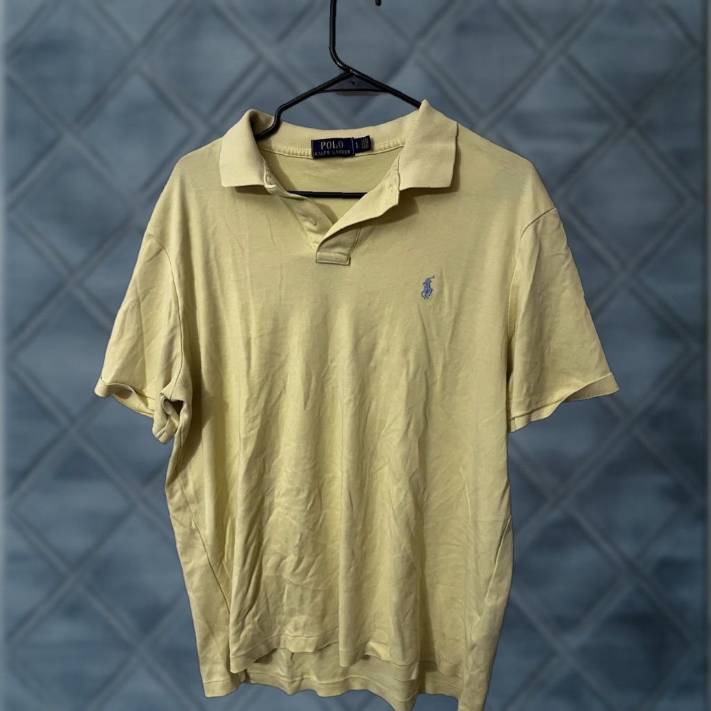 Polo Ralph Lauren Polo Ralph Lauren Shirt Mens Large Yellow W/ Pony Size US L / EU 52-54 / 3 - 1 Thumbnail