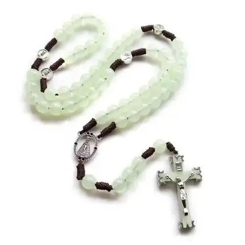 Japanese Brand Saint Benedict Rosary Necklace Chain Catholic Church Jesus Size ONE SIZE - 3 Thumbnail
