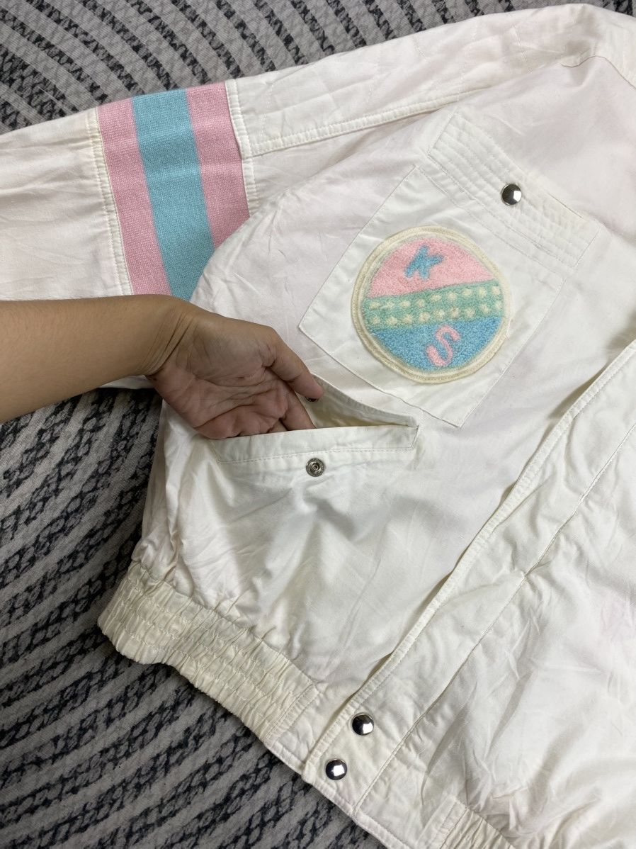 Japanese Brand Vintage One Quarter For Men Big Spellout Bomber Jacket Size US L / EU 52-54 / 3 - 7 Thumbnail