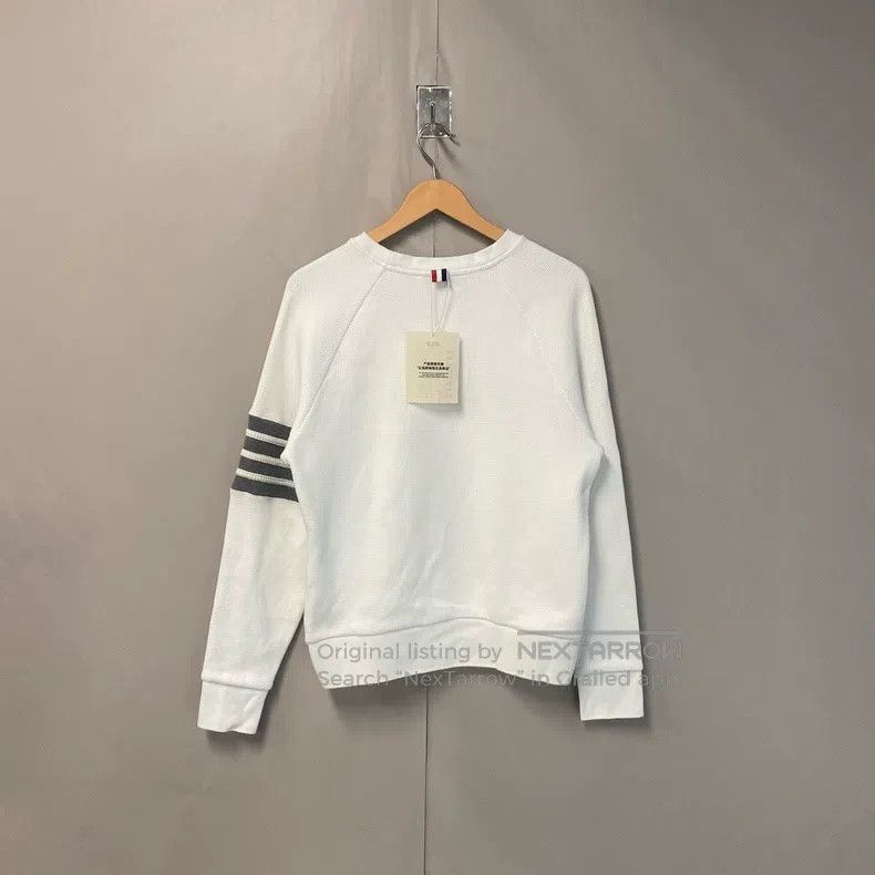 Thom Browne Thom Browne White waffle hoodie Size US L / EU 52-54 / 3 - 2 Thumbnail