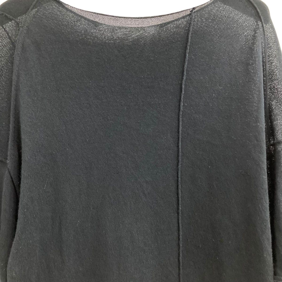 Yohji Yamamoto Yohji Yamamoto noir Short sleeve knit NN-K14-093 Size US M / EU 48-50 / 2 - 4 Thumbnail