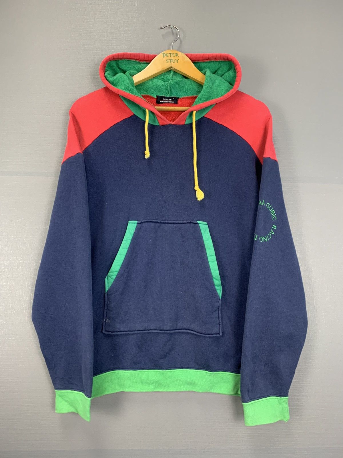 Japanese Brand × Vintage Vintage Alpha Cubic Racing Team Hoodie Size US XXS / EU 40 - 7 Thumbnail