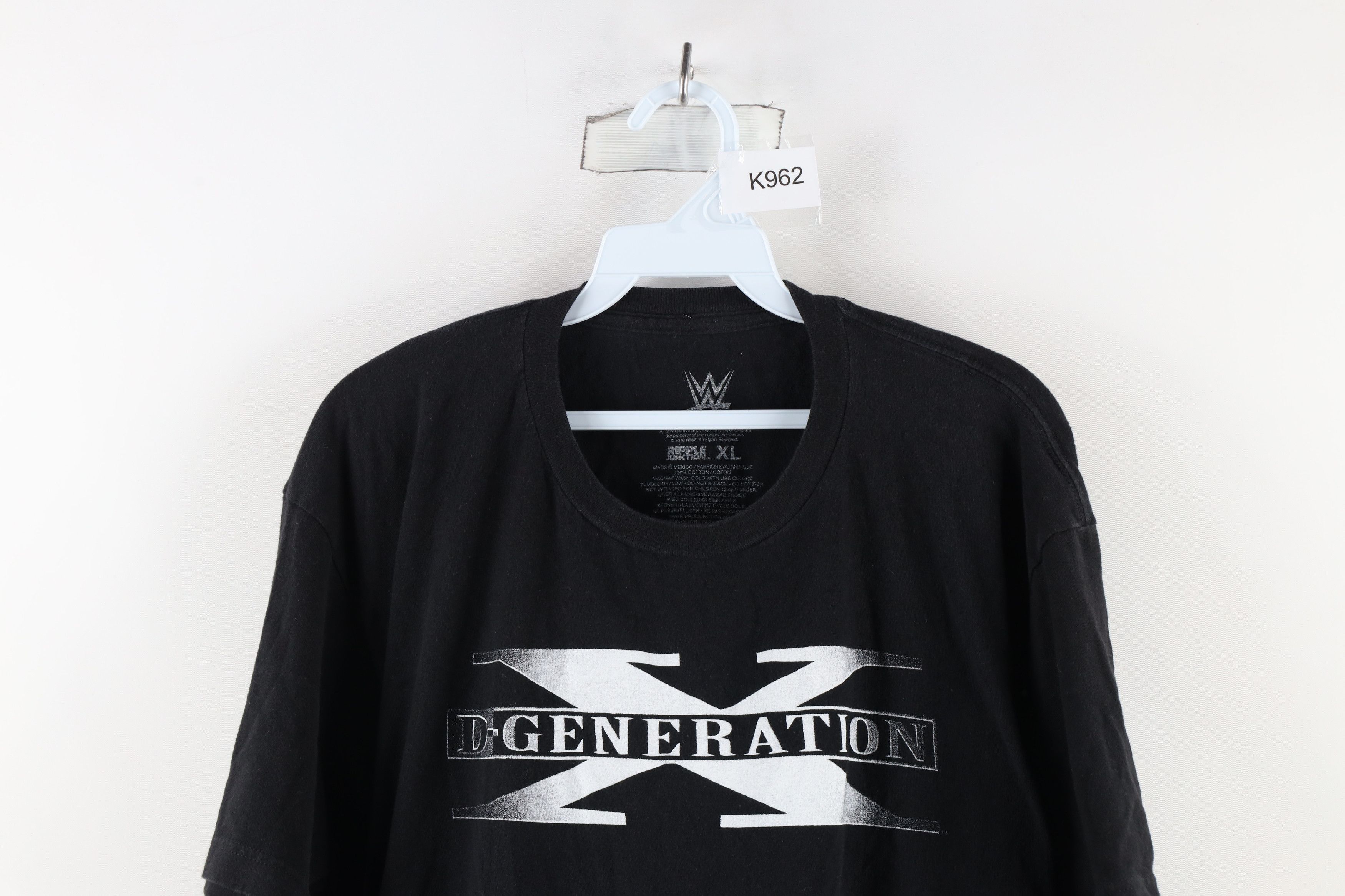 Vintage Retro WWF Wrestling X Two Words Suck It T-Shirt Black Size US XL / EU 56 / 4 - 2 Thumbnail