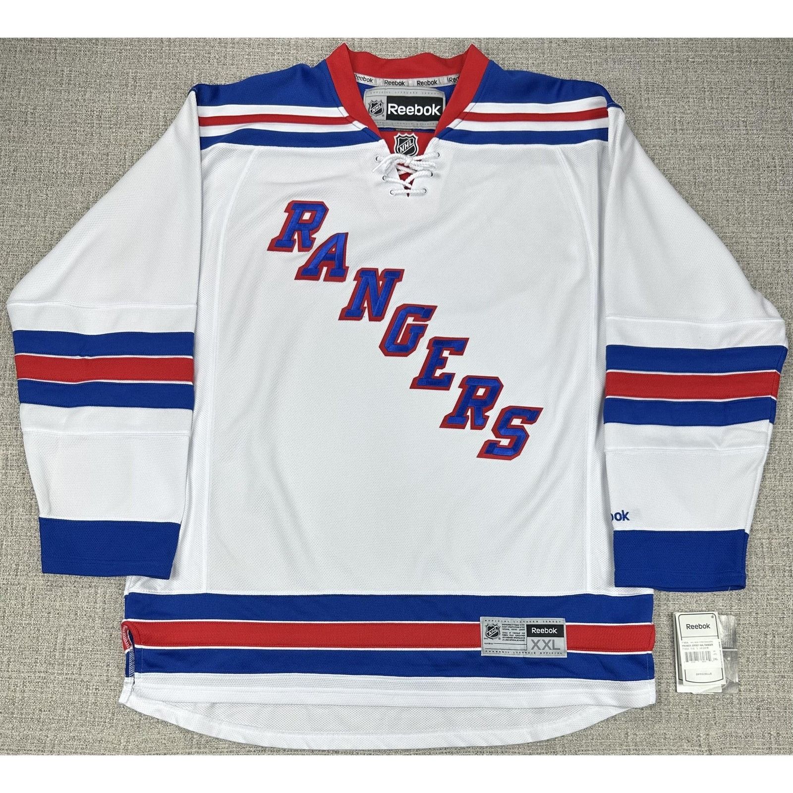 Reebok New York Rangers Jersey 2XL White NHL Premier Reebok New Size US XXL / EU 58 / 5 - 1 Thumbnail