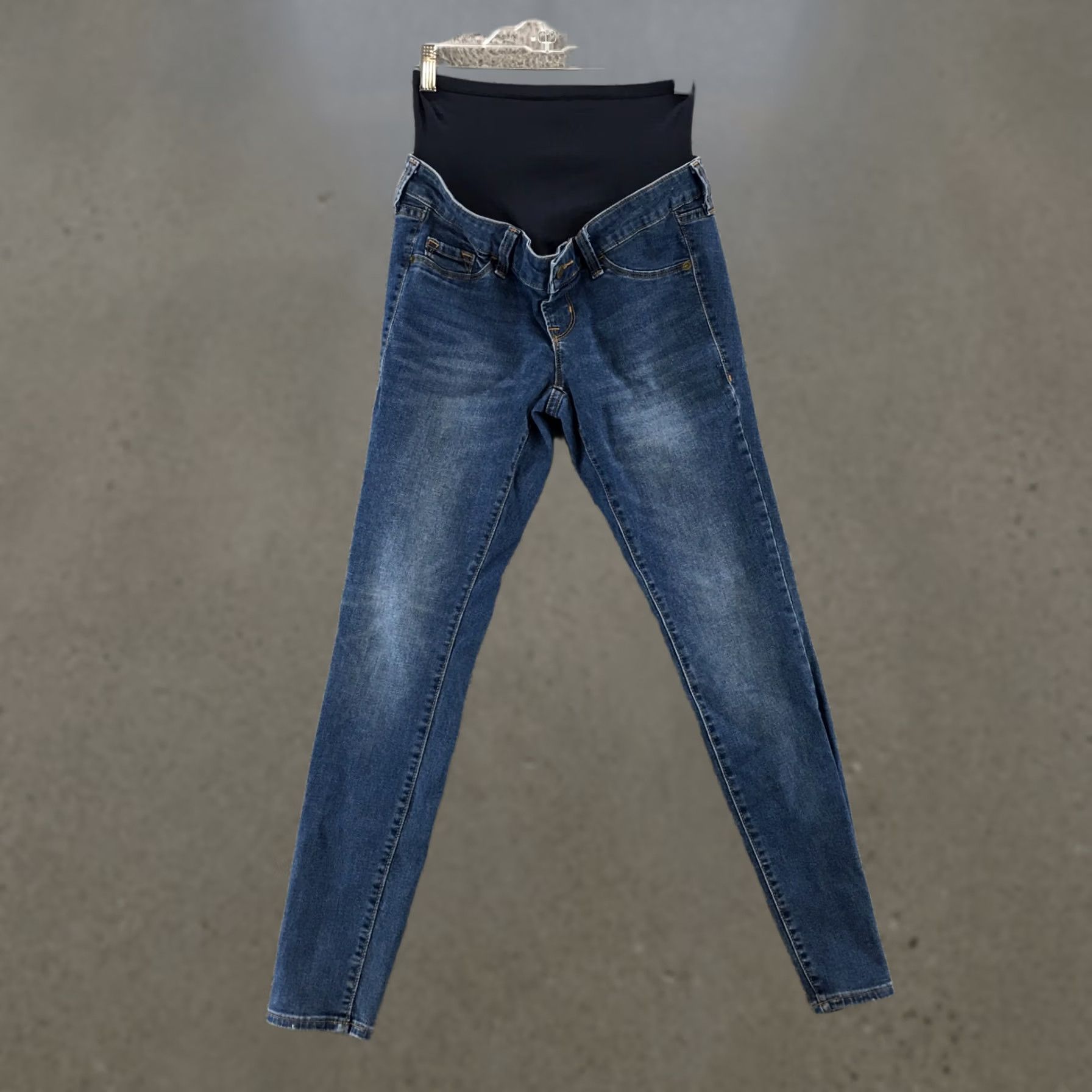 Old Navy Old Navy Maternity Rockstar Jeans Womens 2 Blue Medium Wash Denim Skinny Jeans Size 26" / US 2 / IT 38 - 1 Thumbnail