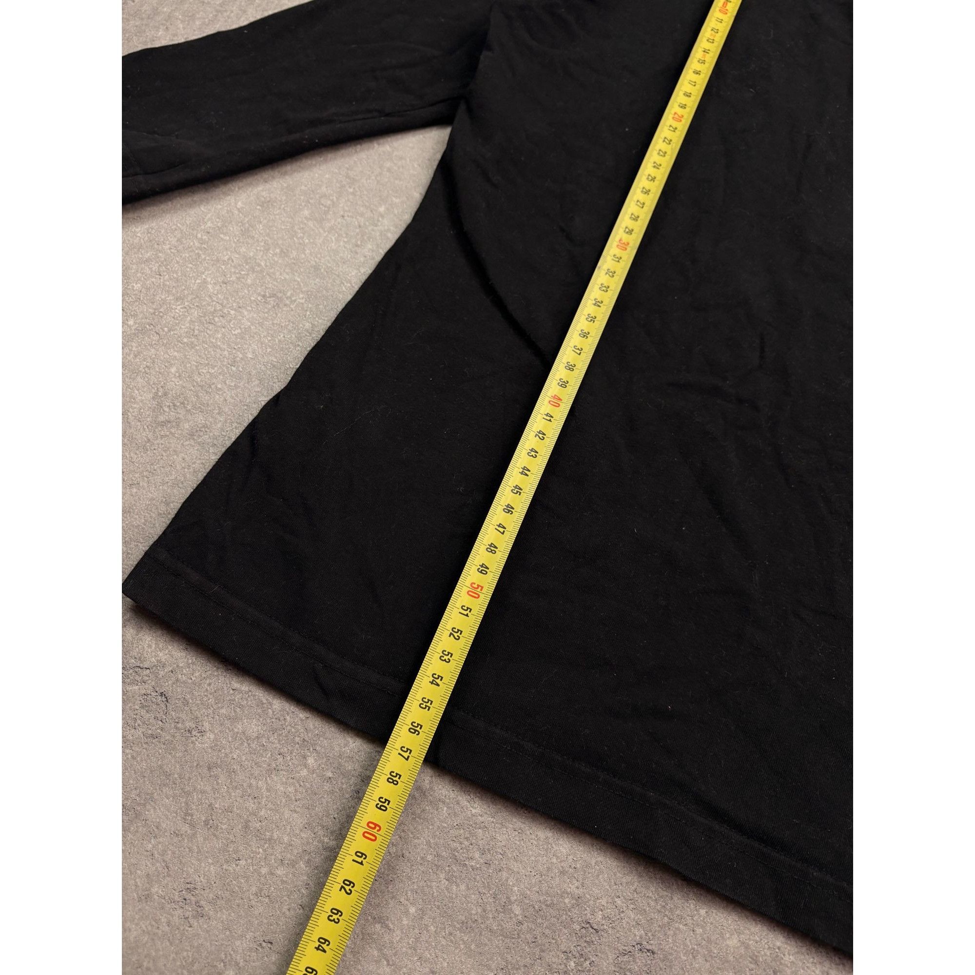 Dolce & Gabbana Dolce & Gabbana Black V-Neck 3/4 Sleeve T-Shirt With Minimal Size M / US 6-8 / IT 42-44 - 6 Thumbnail