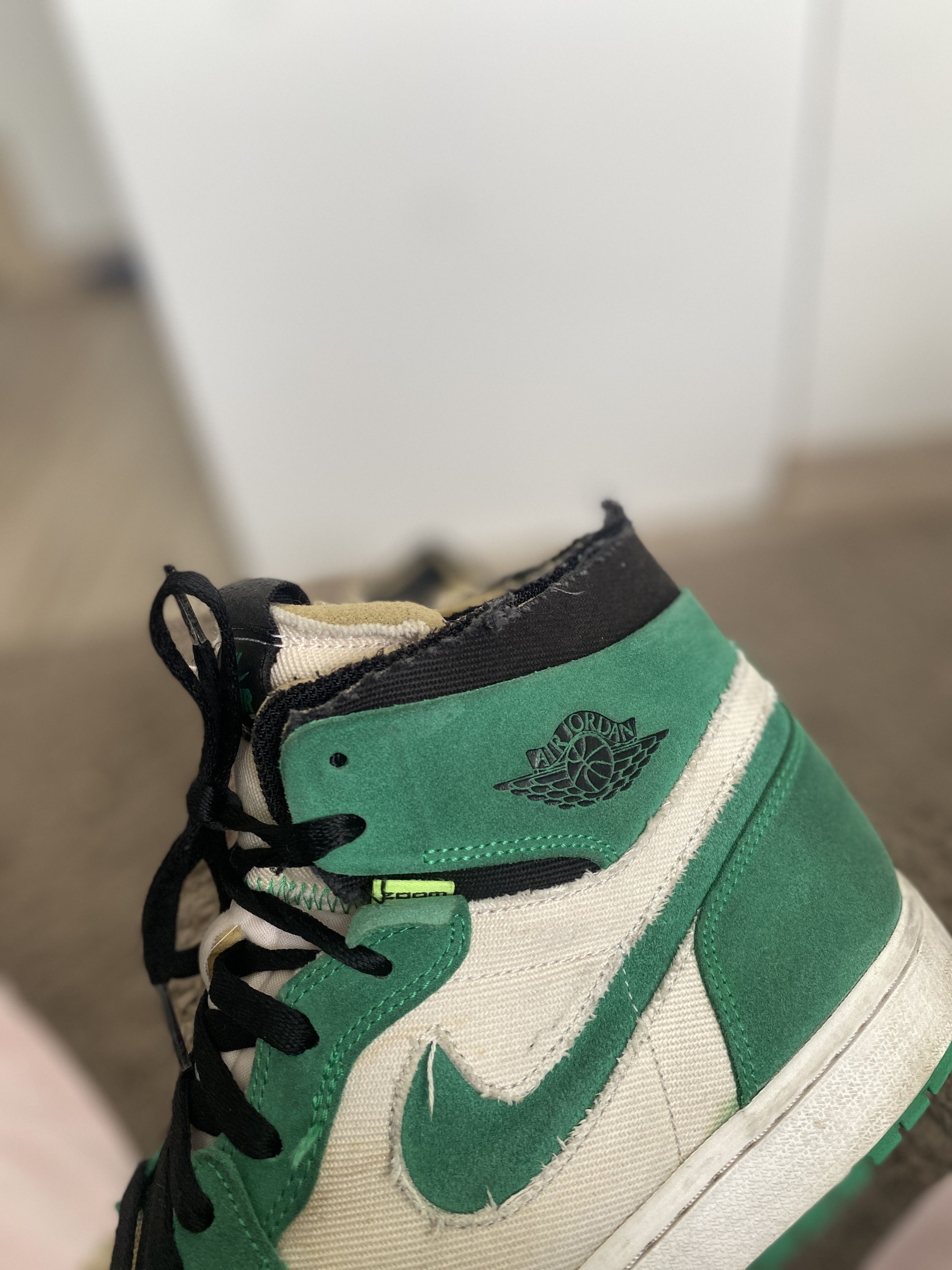 Jordan Brand × Nike Jordan 1 High Zoom Air CMFT Stadium Green shoes Size US 11 / EU 44 - 3 Thumbnail