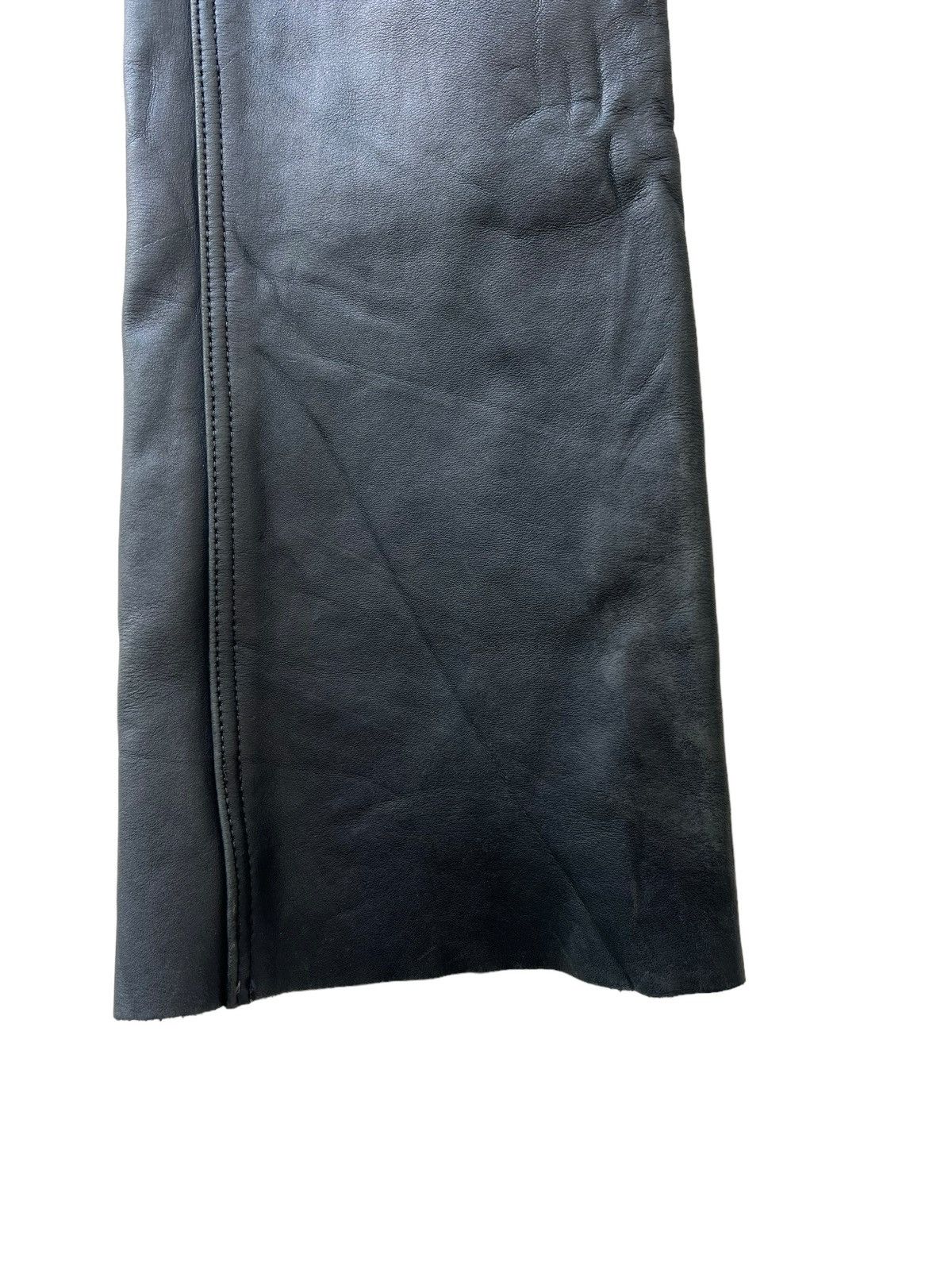 Harley Davidson × Leather × Vintage Vintage Harley Davidson Black Cowhide Bootcut Leather Pant Size US 29 - 10 Thumbnail