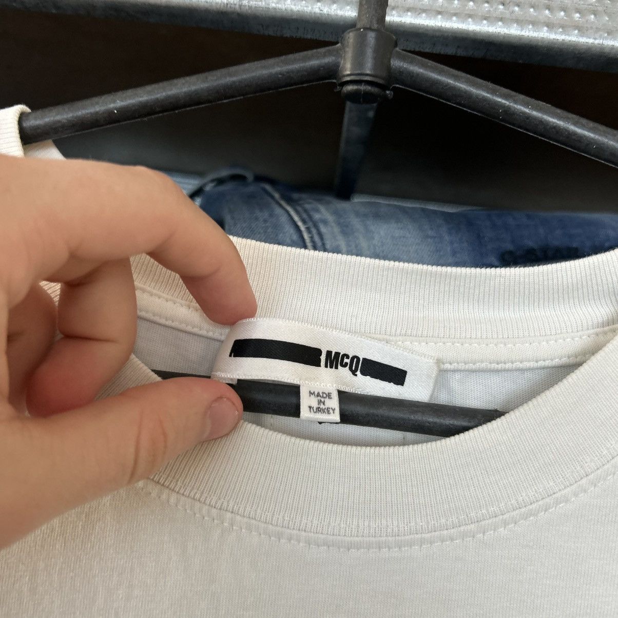 McQ Alexander McQueen Luxury Alexander McQueen MCQ Big logo streetwear tee Size US XL / EU 56 / 4 - 6 Thumbnail