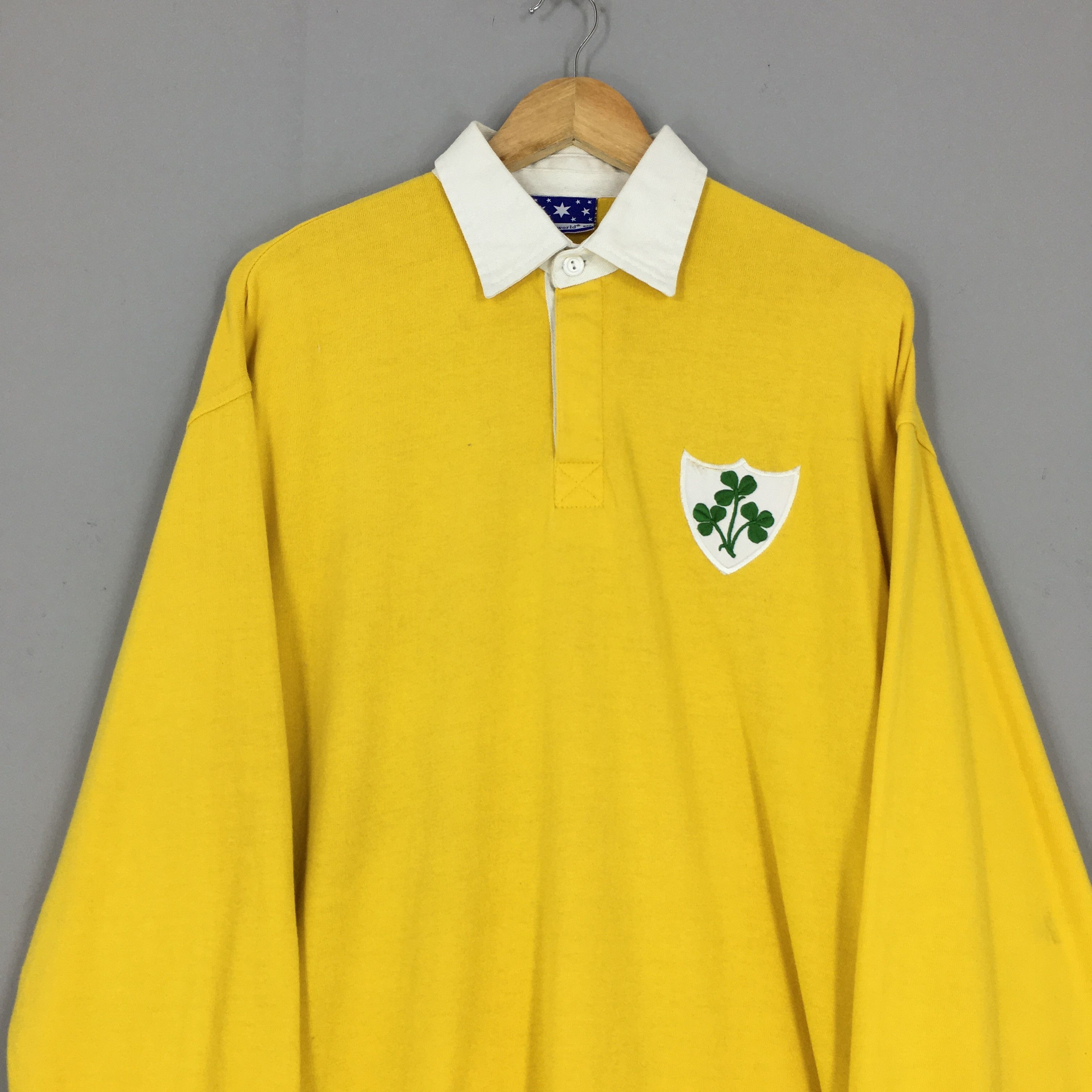 Rugby Ralph Lauren × Vintage Vintage Ireland Rugby World Cup Rugby Shirt Large Size US L / EU 52-54 / 3 - 2 Thumbnail