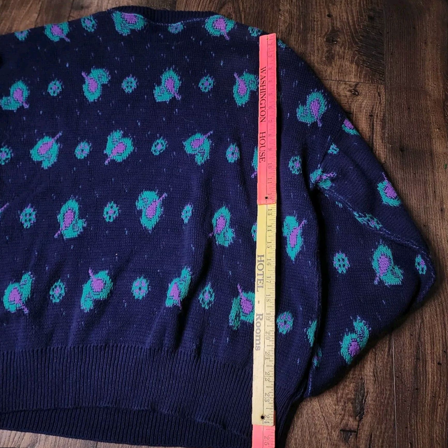 Vintage VINTAGE Salty Dog 80s Mens Crewneck Knit Golf Sweater Blue M Size US M / EU 48-50 / 2 - 3 Thumbnail