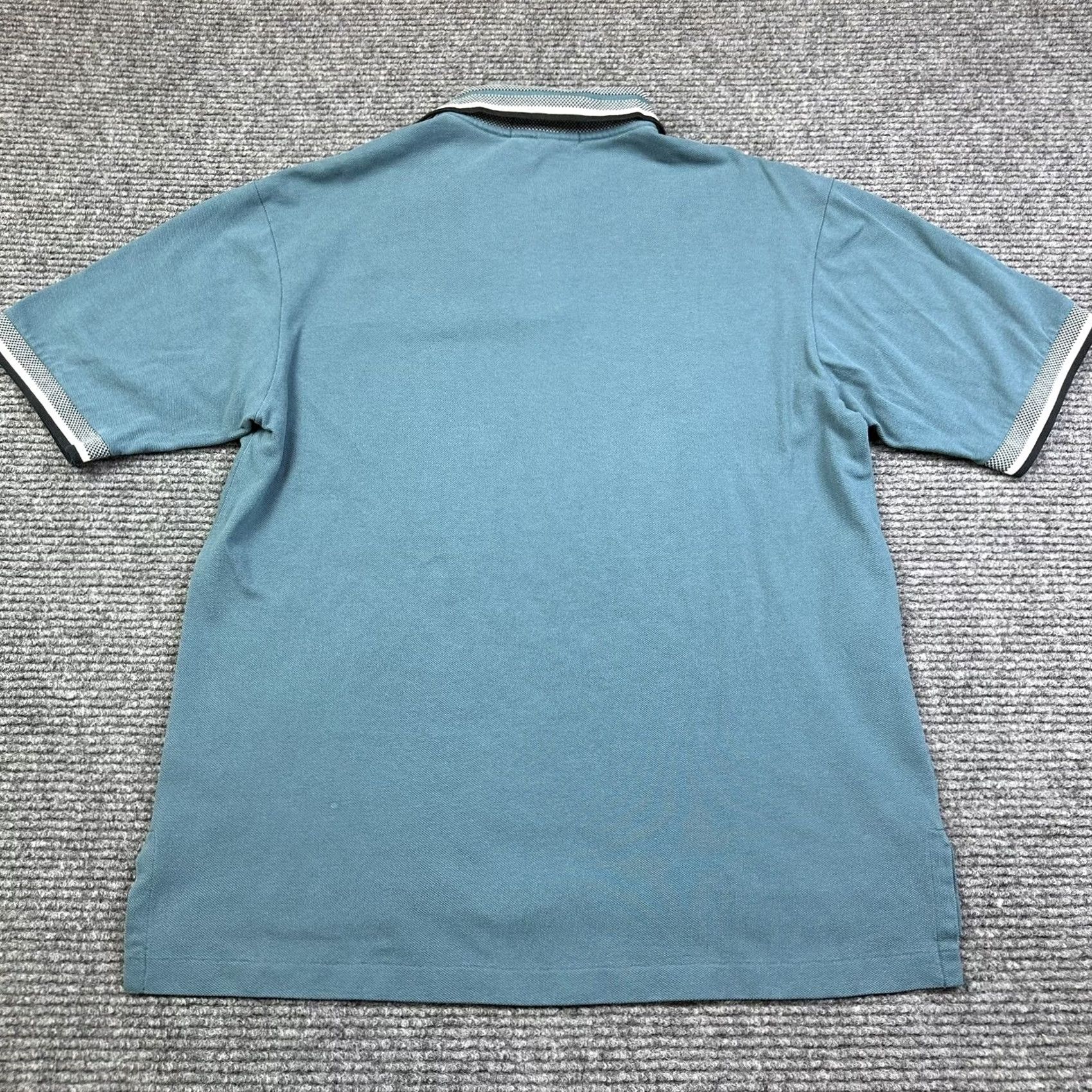 Vintage VINTAGE Country Cottons Polo Shirt Mens L Blue Embroidered 90s Community In Christ Presbyterian Church polo Size US L / EU 52-54 / 3 - 3 Thumbnail