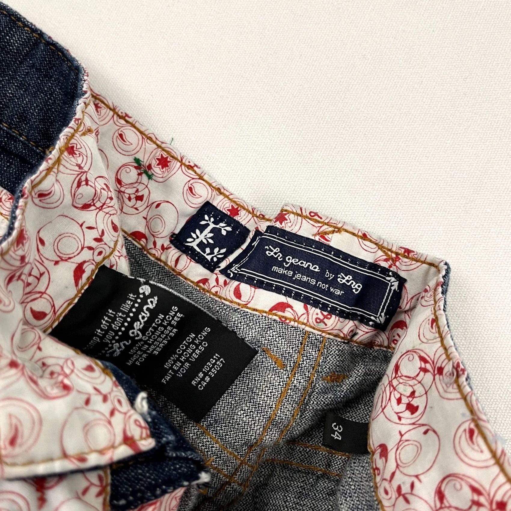 Vintage VINTAGE LRG Jeans 34x31 Blue Wildlife Animal Embroidered 90s Skate Mens Relaxed Straight Denim Pants Size US 34 / EU 50 - 4 Thumbnail