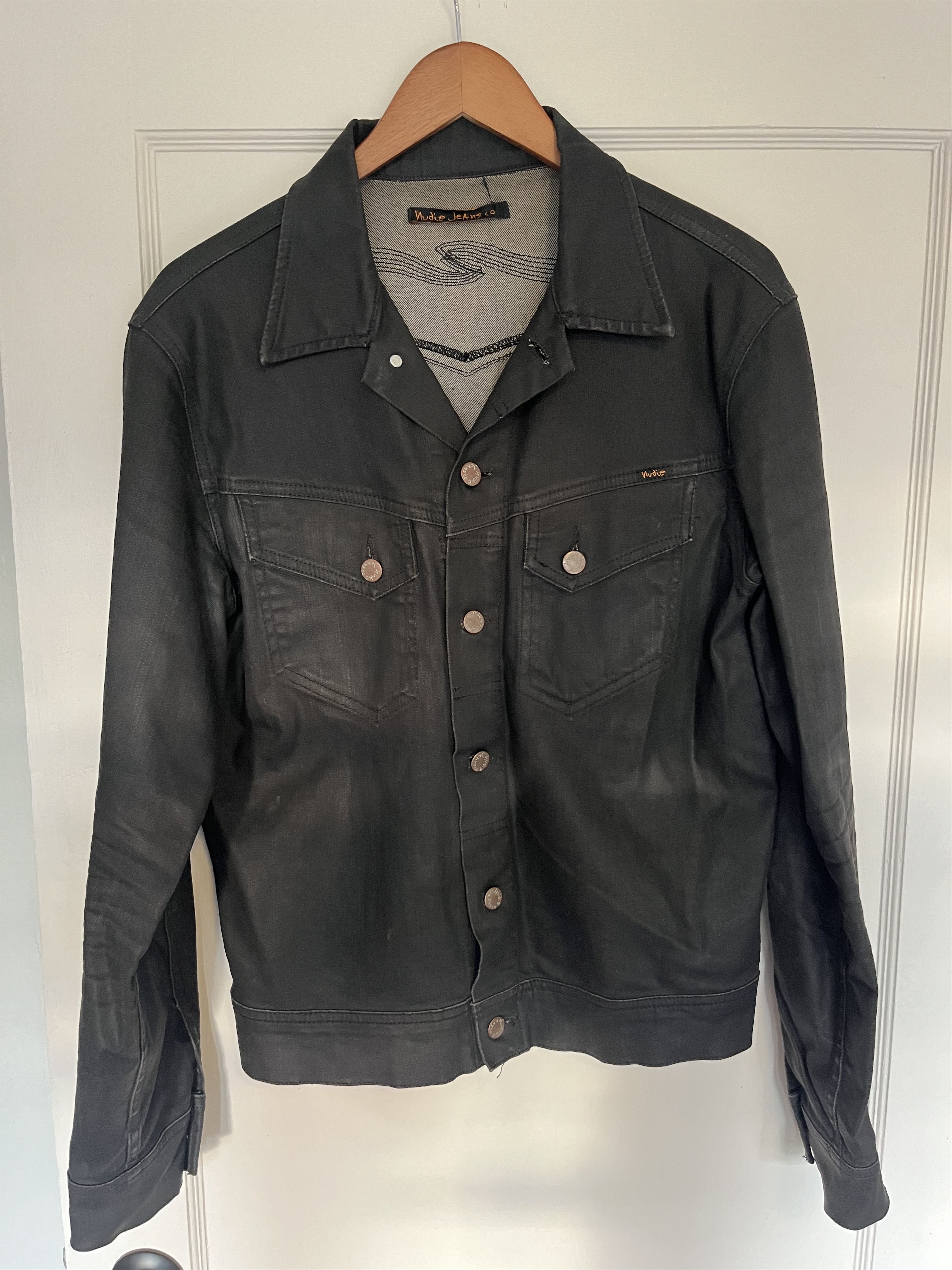 Nudie Jeans conny jean waxed jacket | Grailed