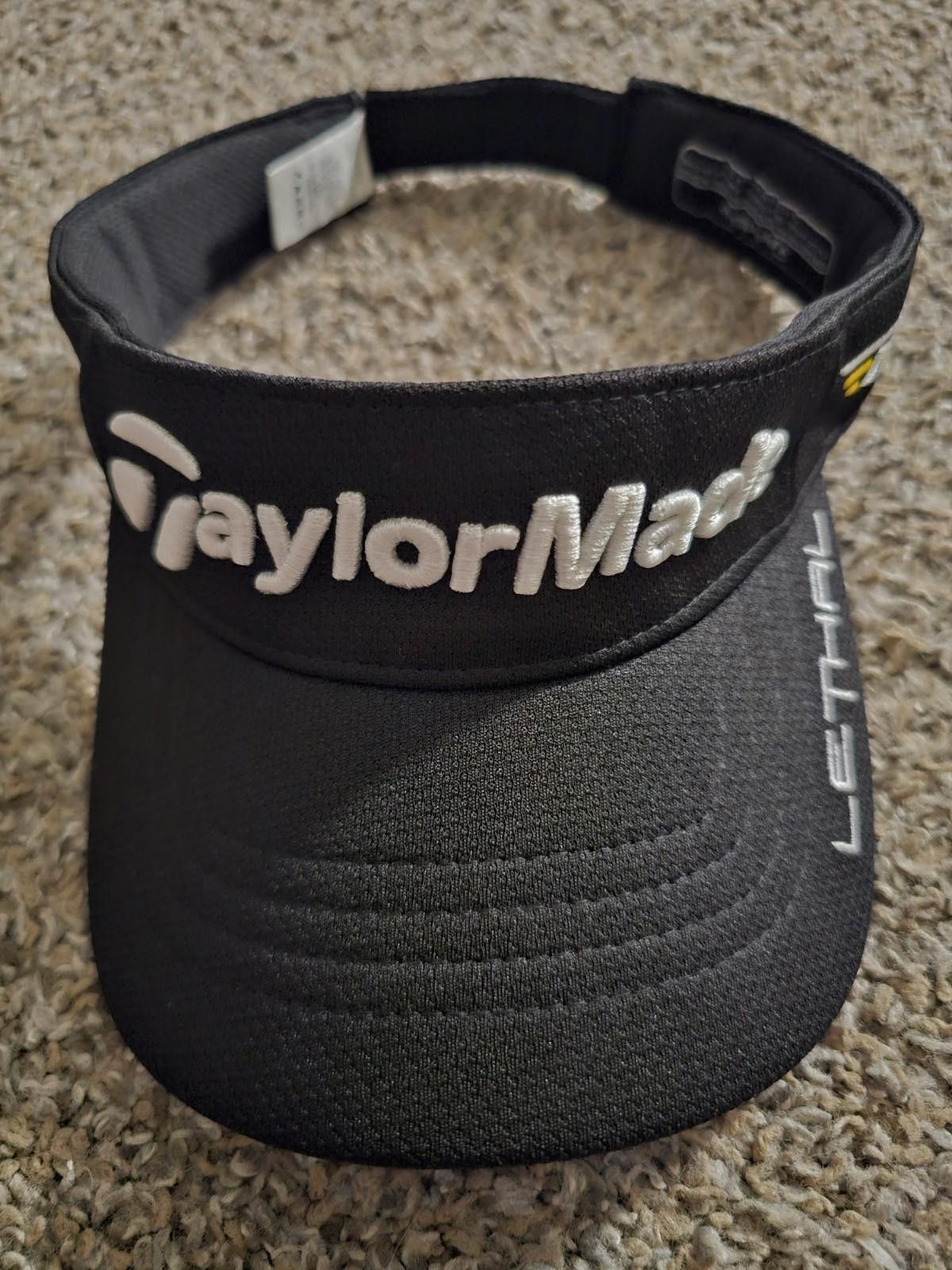 TaylorMade TaylorMade Golf Lethal RBZ Golf Visor Strapback Hat Black Size ONE SIZE - 1 Thumbnail