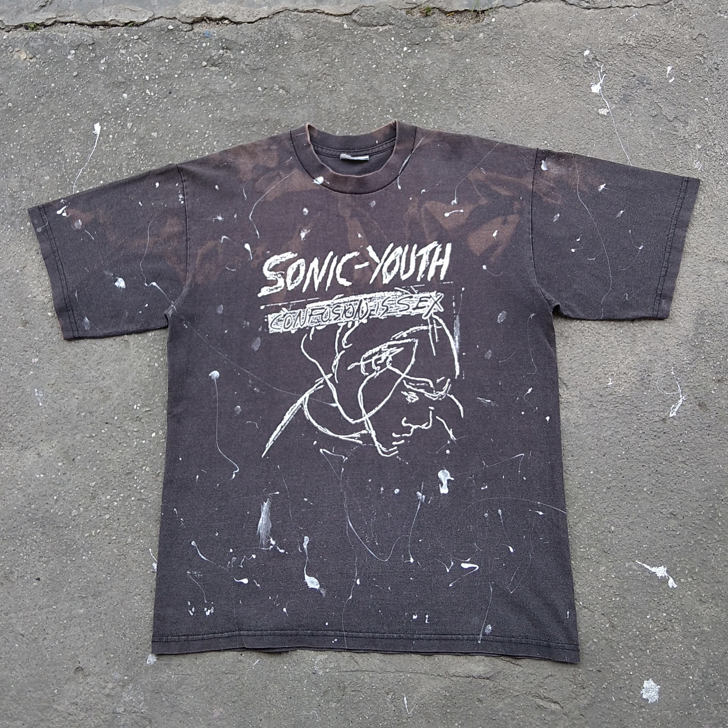 Vintage Vintage Sonic Youth Confusion is Sex Tshirt | Grailed