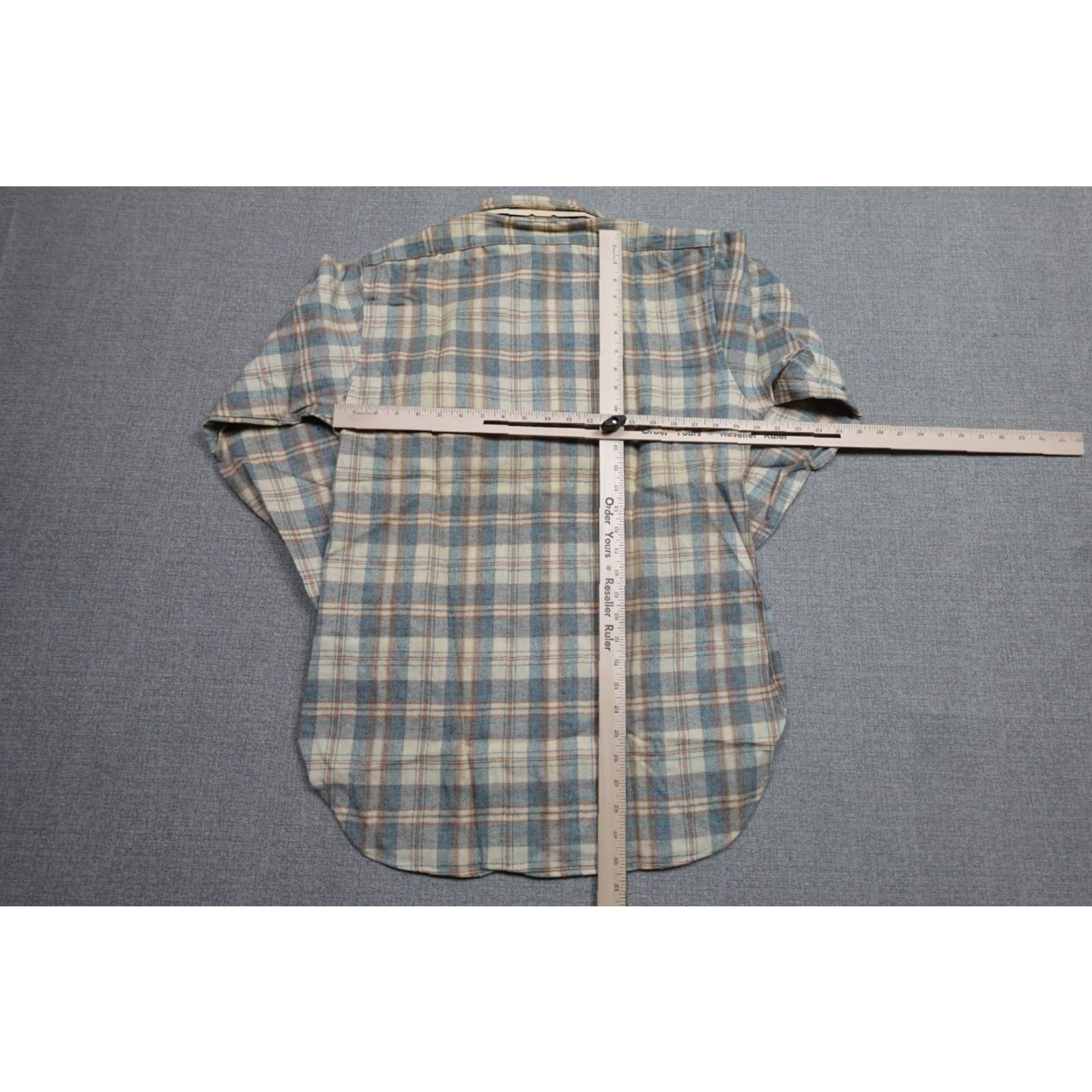 Pendleton VINTAGE Pendleton Shirt Mens M Gray Wool Plaid 80s USA Club Sportsman Button-Up Long Sleeve Collared Flannel Pattern Size US M / EU 48-50 / 2 - 5 Thumbnail