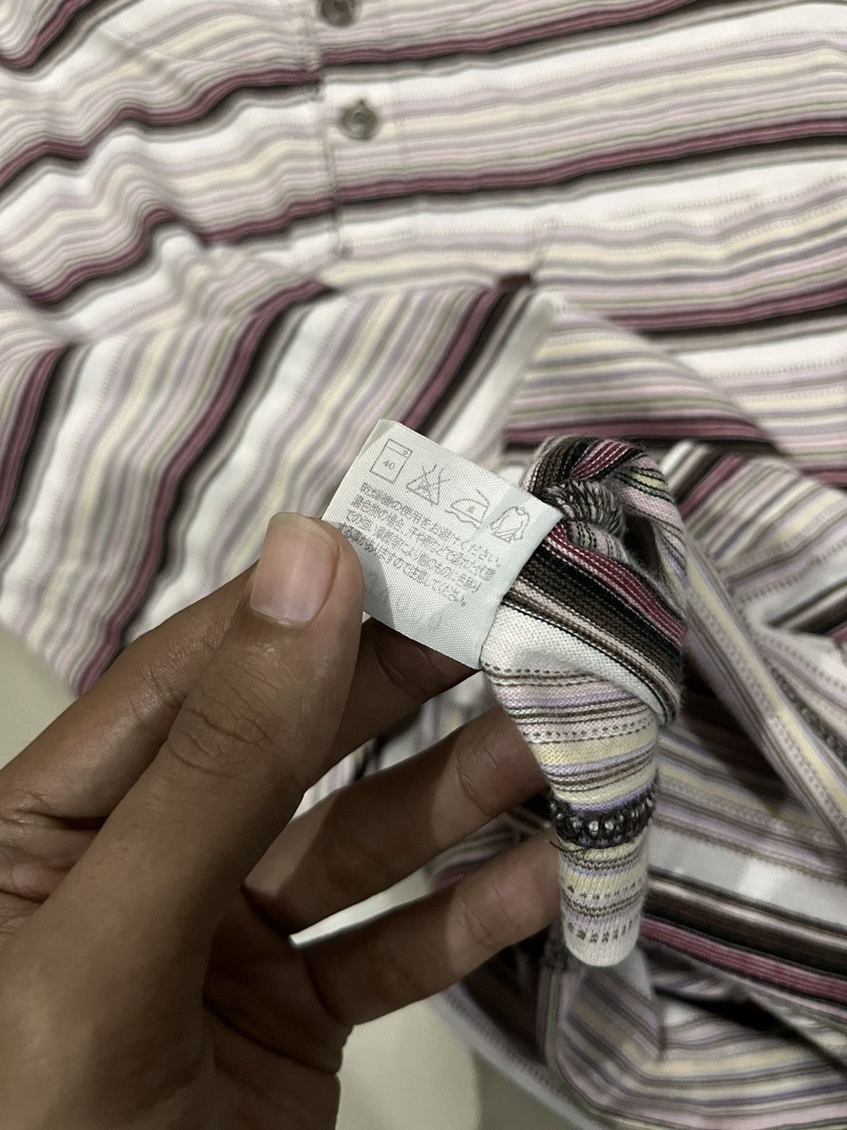 Japanese Brand × Kapital × Takeo Kikuchi VINTAGE TAKEO KIKUCHI STRIPE LONGSLEVE Size US M / EU 48-50 / 2 - 5 Thumbnail