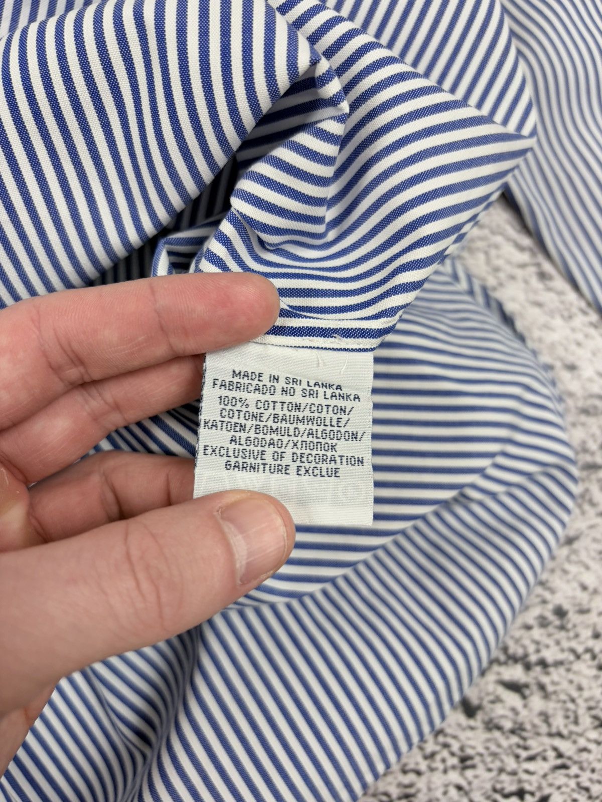Ralph Lauren Polo Ralph Lauren Classic Fit Striped Shirt 18-36 XXL Size US XXL / EU 58 / 5 - 8 Thumbnail