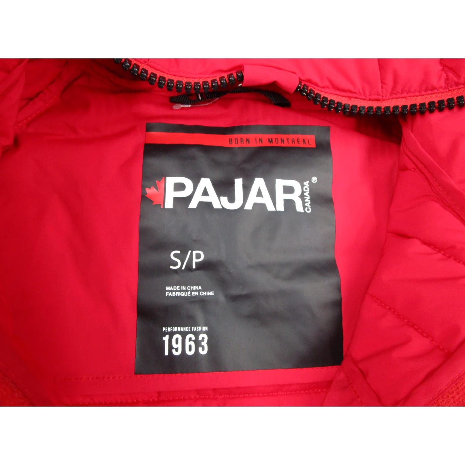 Pajar Pajar Axel Jacket Mens S Red Hooded Puffer 3M Thinsulate Featherless Nylon Zip Pocket Size US S / EU 44-46 / 1 - 4 Thumbnail