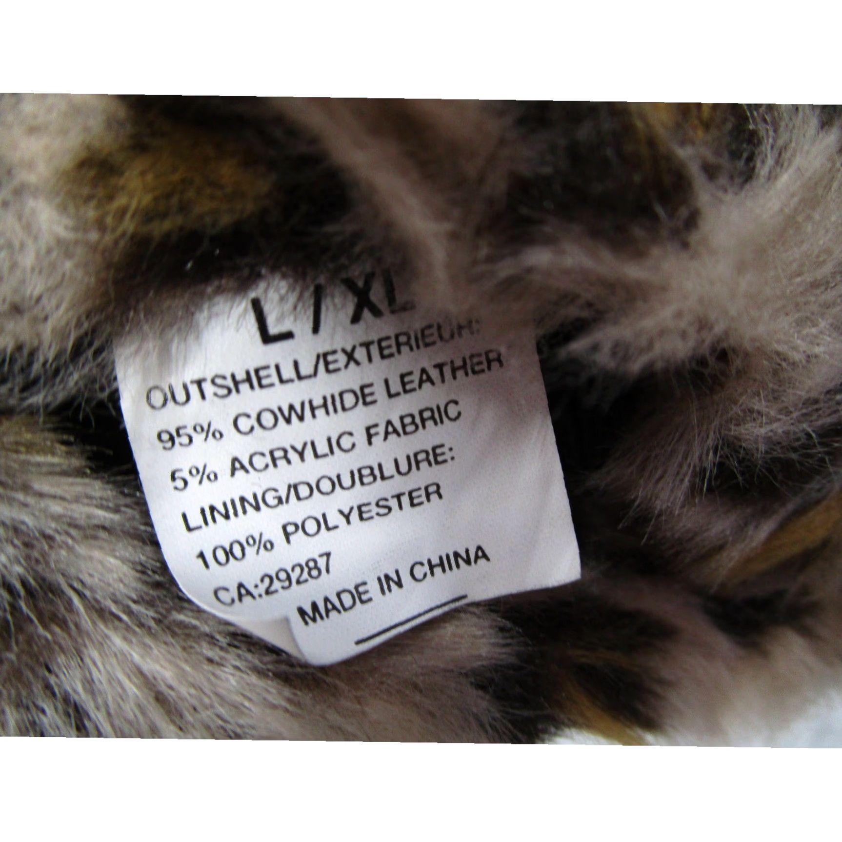 Vintage Power Trip Black Widow Leather Motorcycle Gloves Leopard Faux Fur Trim 646-0005 Size ONE SIZE - 4 Thumbnail