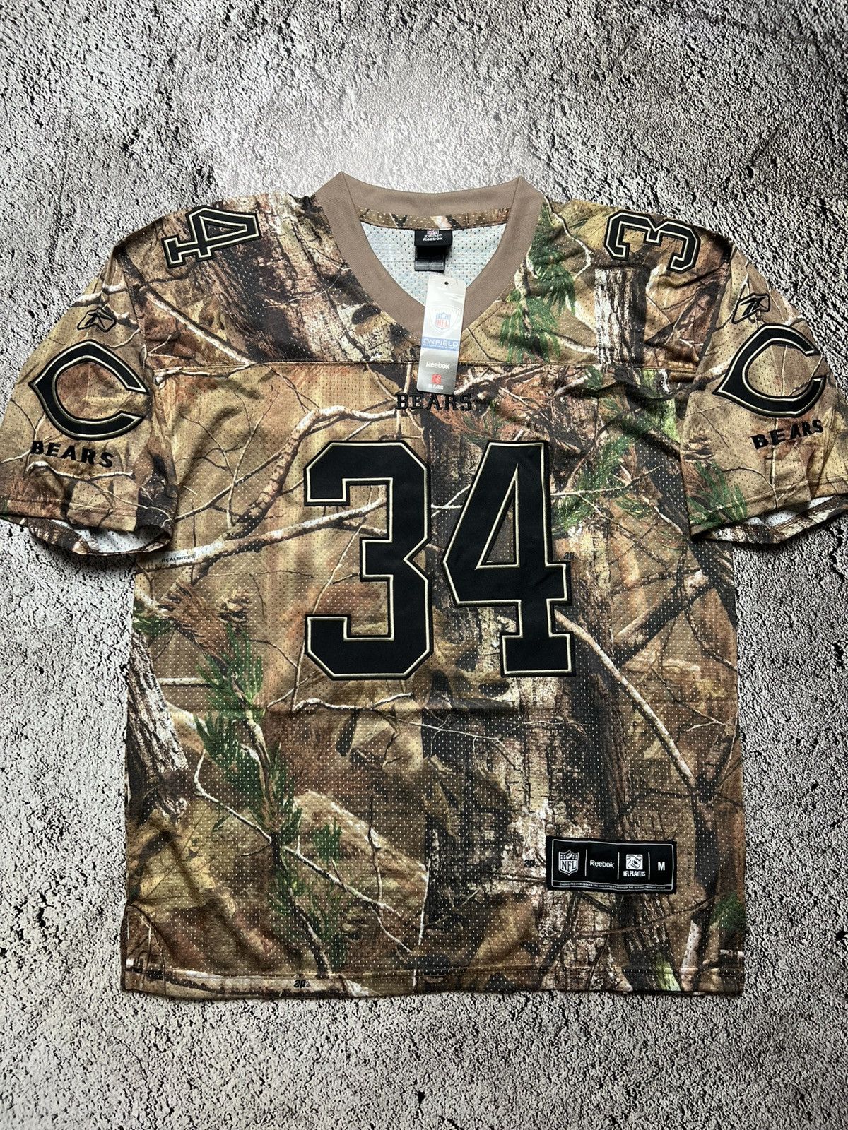 Realtree NWT Chicago Bears NFL Walter Payton realtree reebok jersey Size US L / EU 52-54 / 3 - 1 Thumbnail