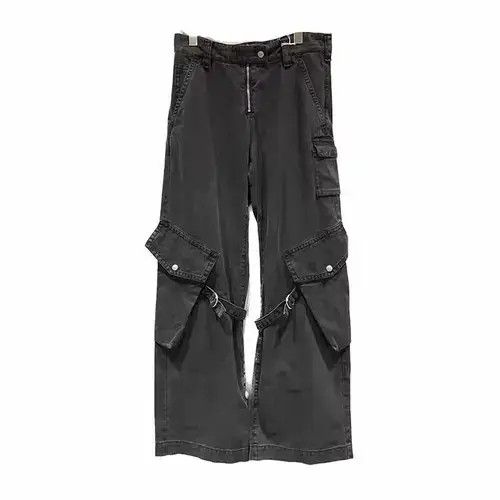 Japanese Brand Retro micro-flare work jeans with new street elements Size US 32 / EU 48 - 4 Thumbnail