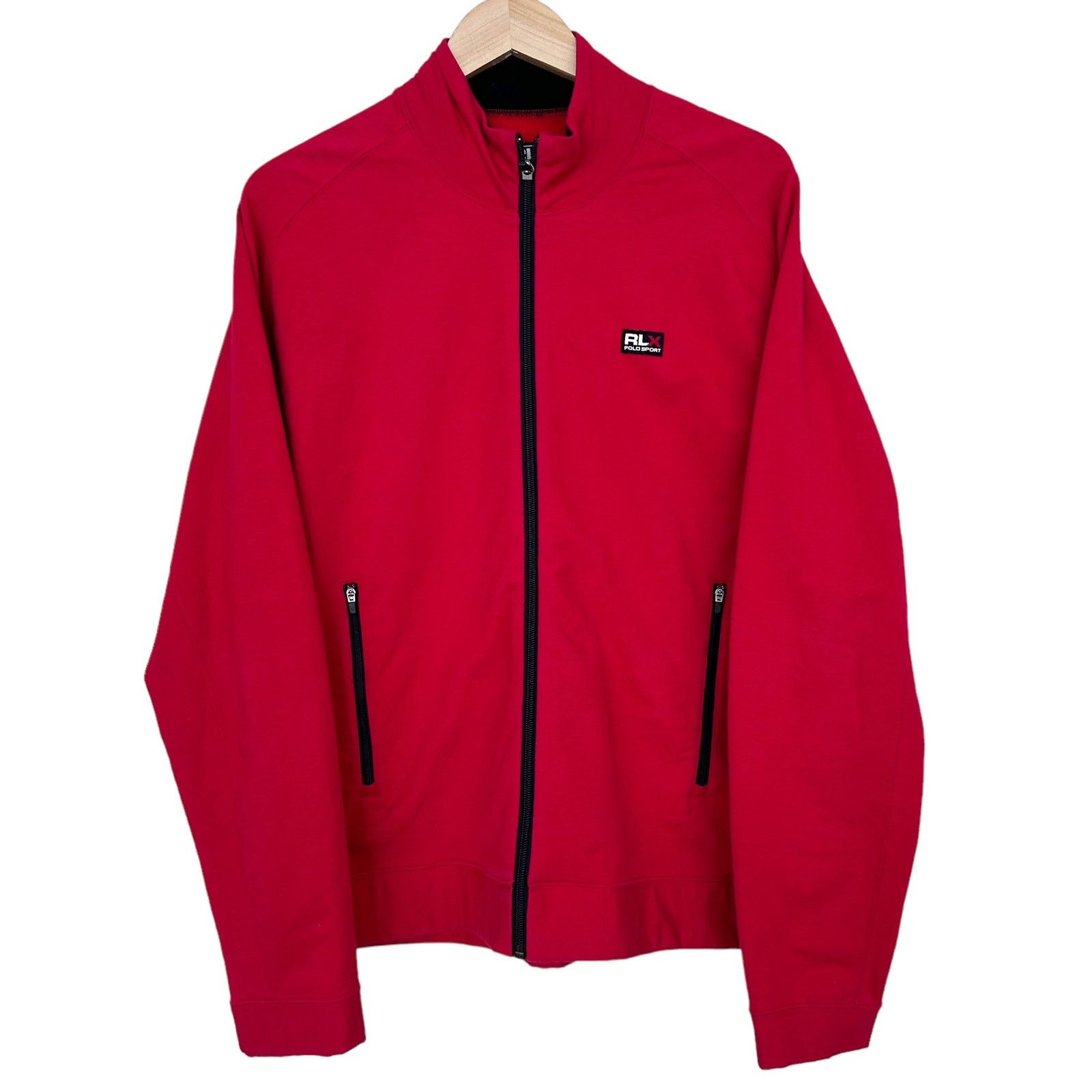Polo Ralph Lauren Vintage RLX Polo Sport Red Full Zip Sweatshirt Sz L Size US L / EU 52-54 / 3 - 2 Thumbnail