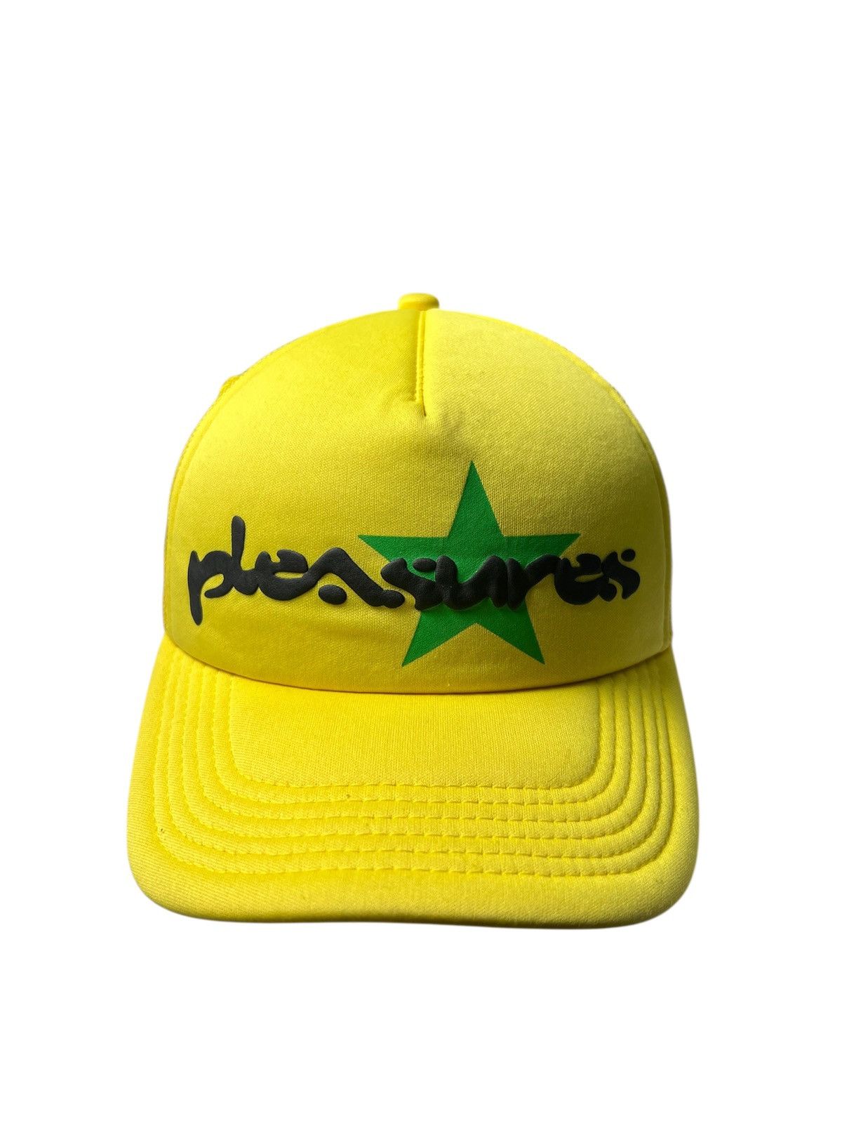 Pleasures 2021 Pleasures Vibration Puff Print Trucker Hats Size ONE SIZE - 1 Thumbnail