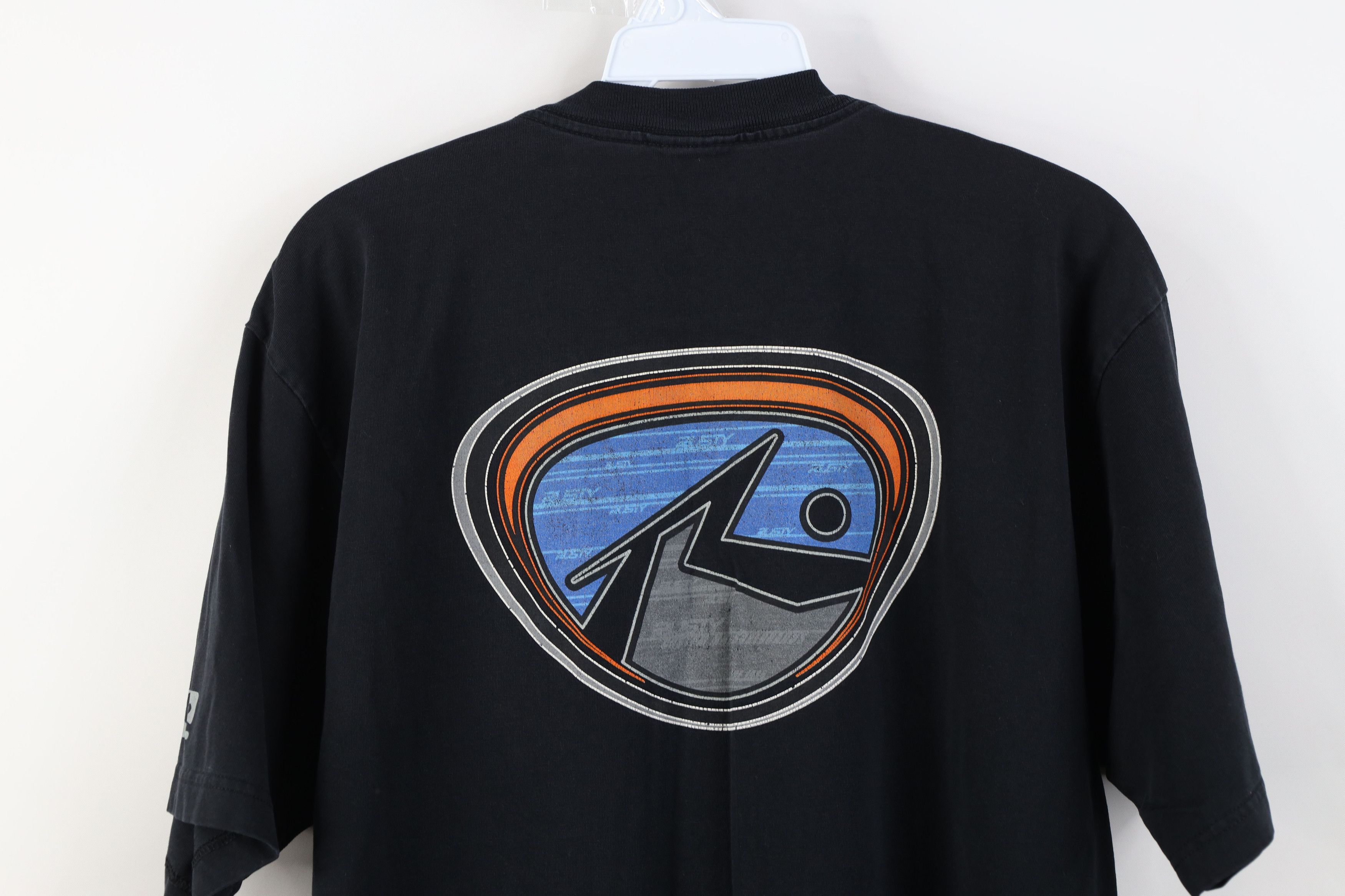Rusty Vintage 90s Y2K Rusty Surf Skateboard Spell Out T-Shirt Size US M / EU 48-50 / 2 - 13 Thumbnail