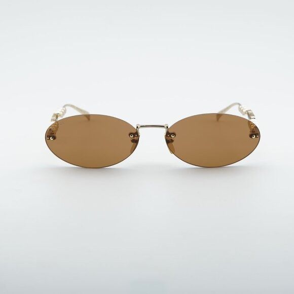 Gucci Gucci GG1922S 003 Sunglasses Endura Gold with Pearl Oval Size ONE SIZE - 3 Thumbnail