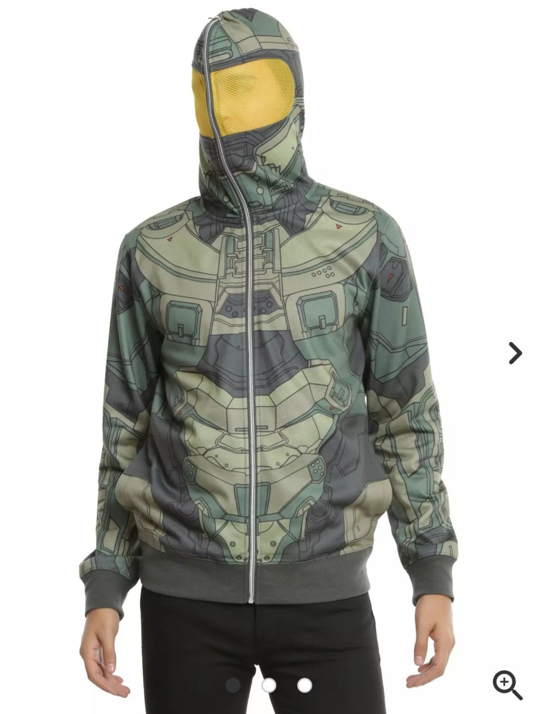 Halo Halo Master Chief Cosplay Full-Zip Hoodie Size US S / EU 44-46 / 1 - 2 Thumbnail