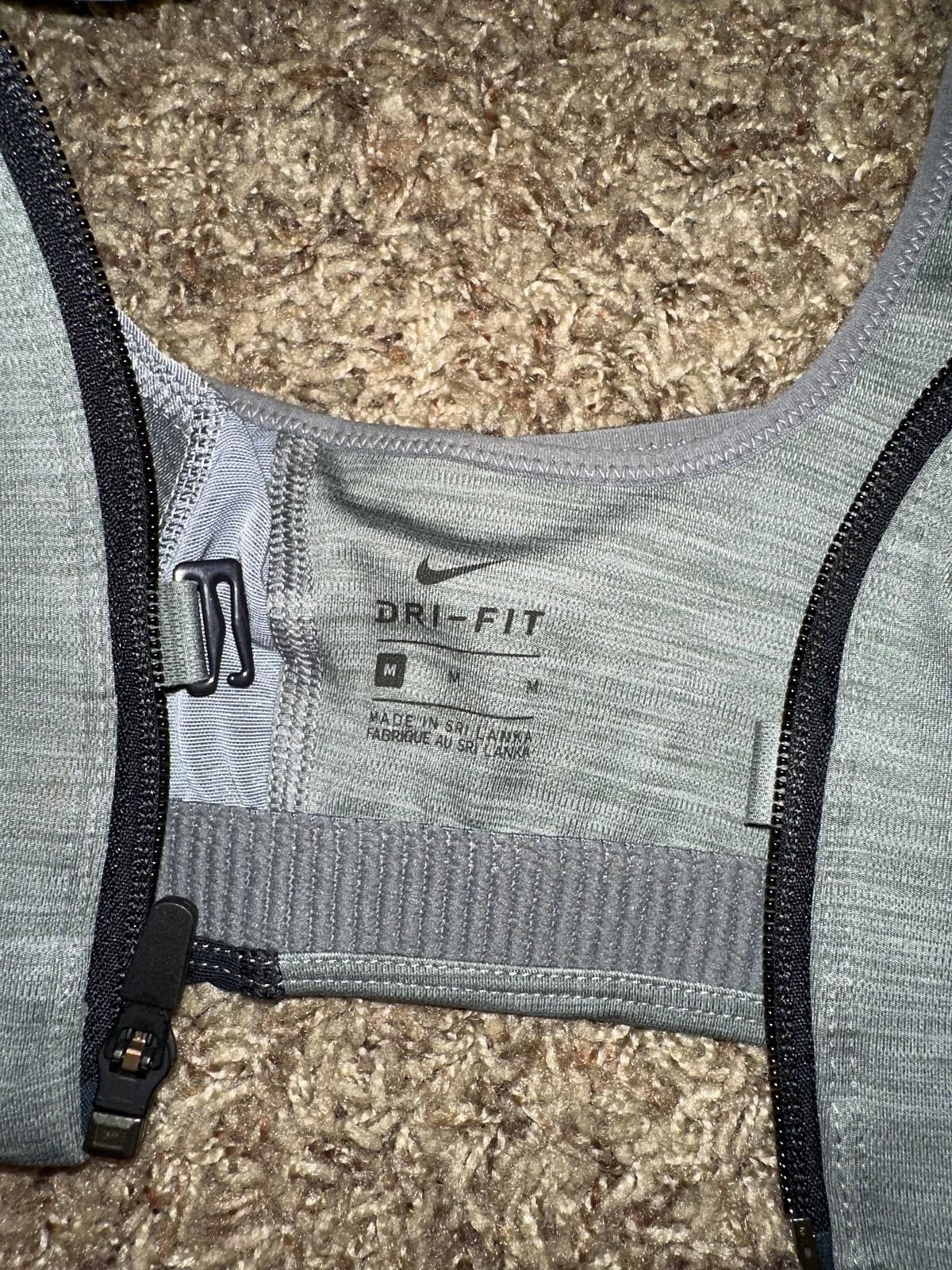 Nike Nike Women's Shape Zip High Support Sports Bra Size ONE SIZE - 3 Thumbnail